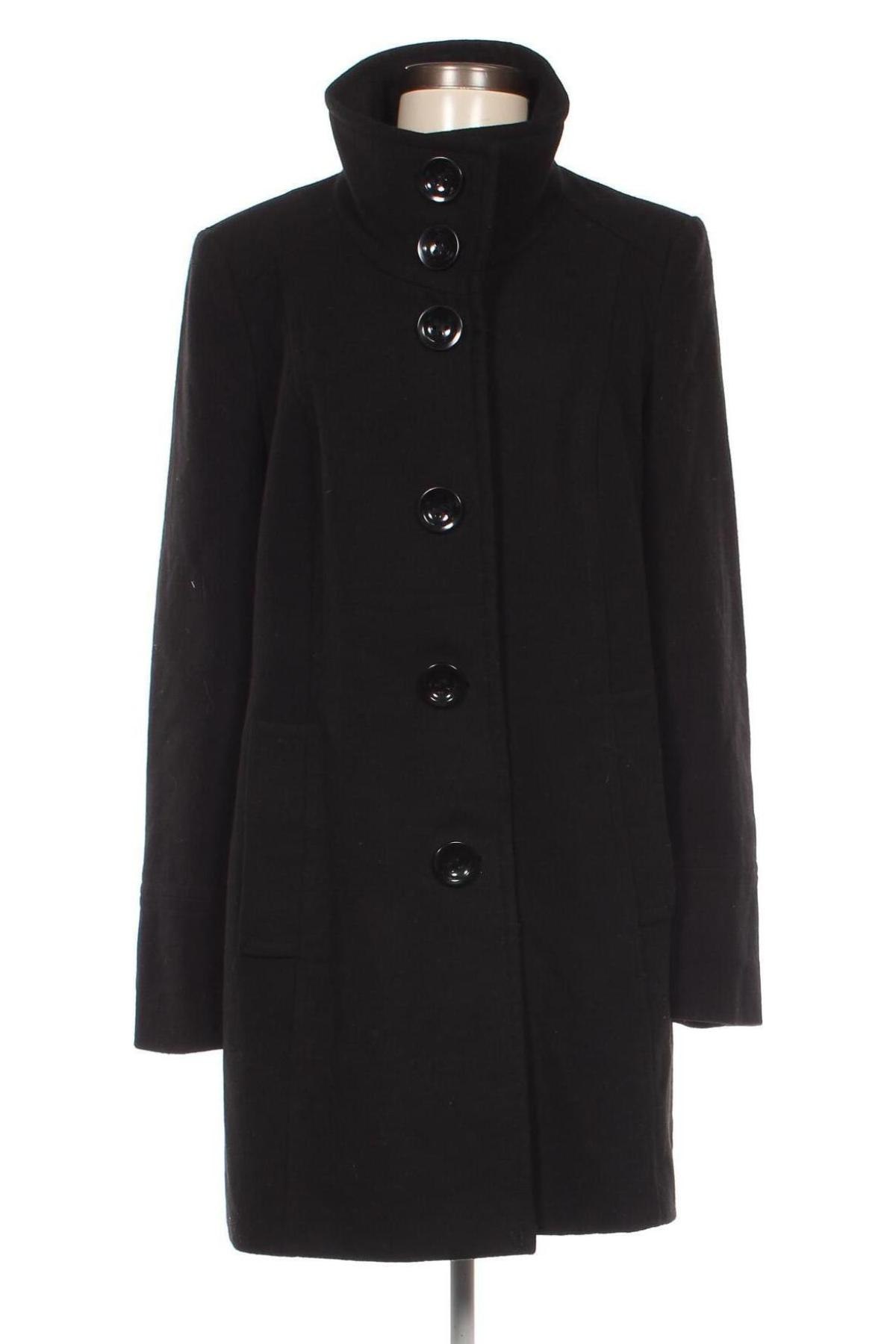Дамско палто Biaggini, Размер M, Цвят Черен, Цена 56,71 лв.