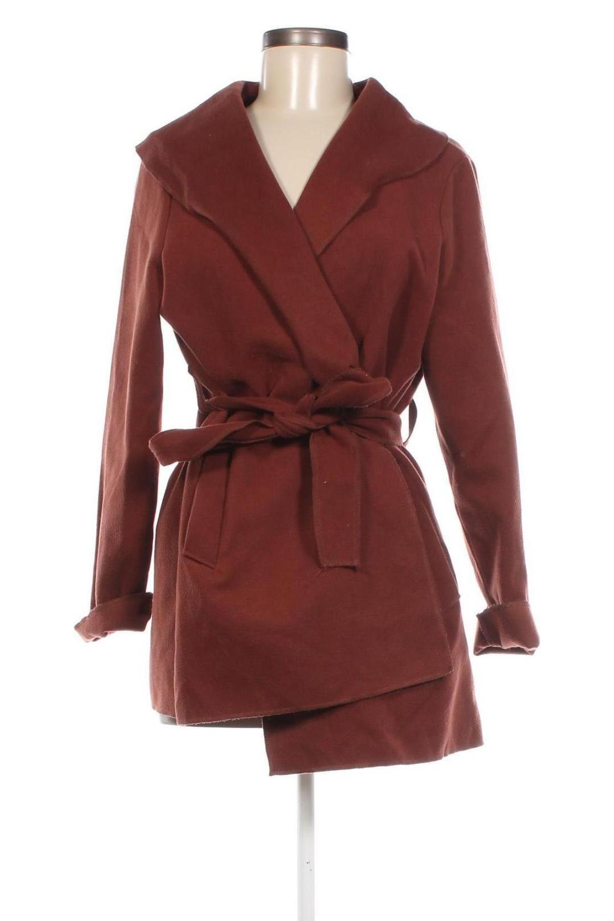 Дамско палто Blind Date, Размер L, Цвят Кафяв, Цена 42,80 лв.