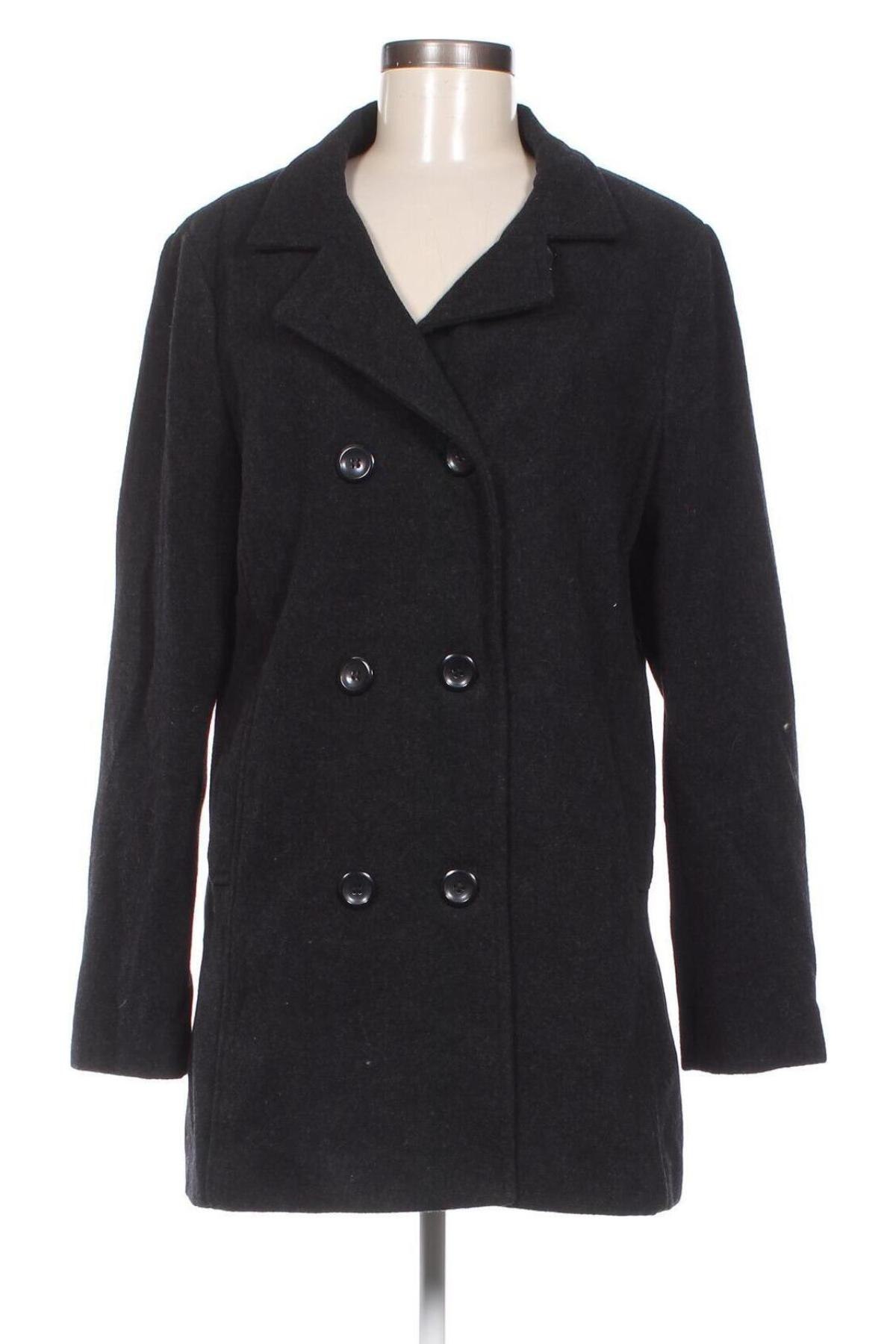 Γυναικείο παλτό Blue Motion, Μέγεθος L, Χρώμα Μαύρο, Τιμή 37,07 €
