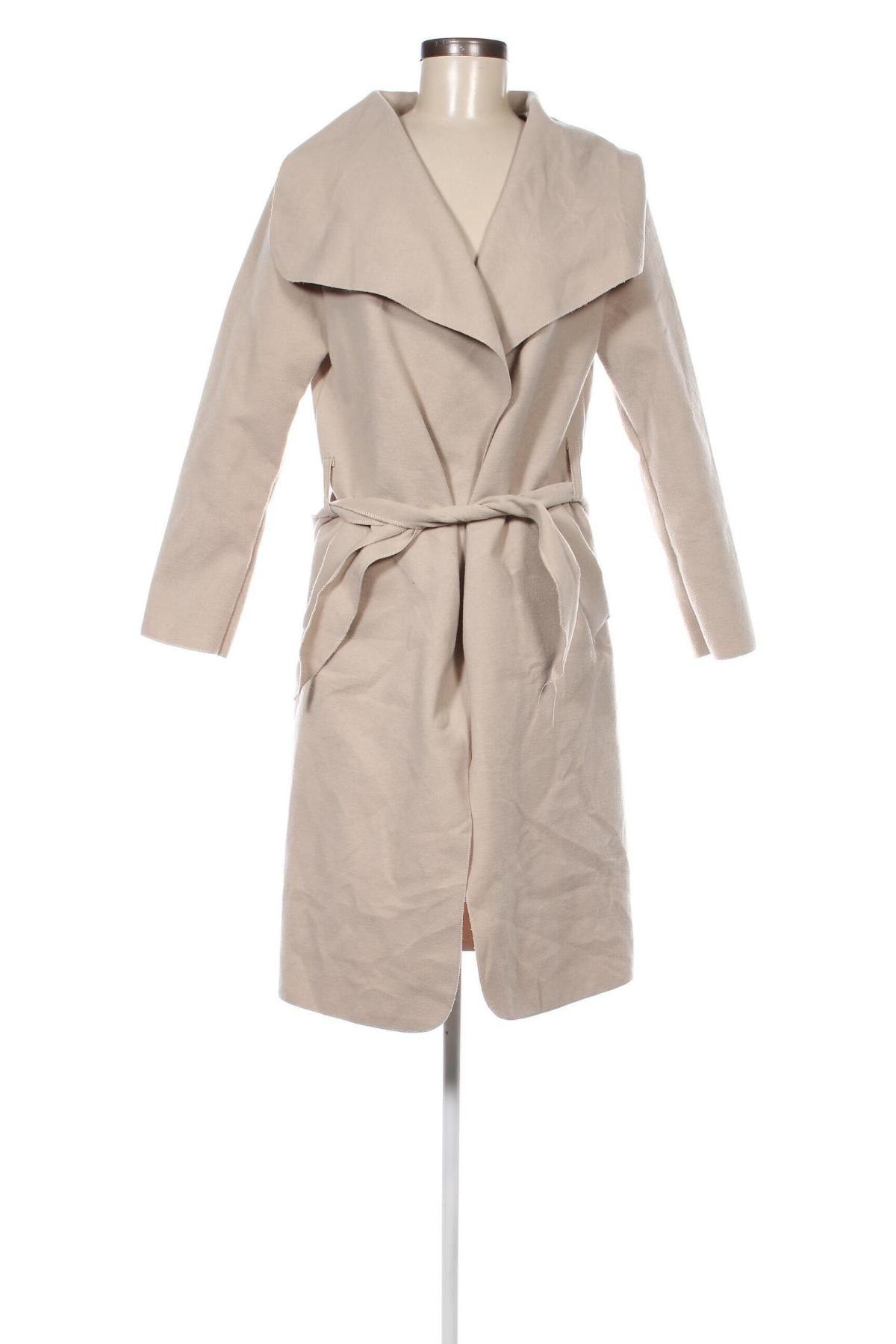 Damenmantel Boohoo, Größe M, Farbe Beige, Preis € 22,49