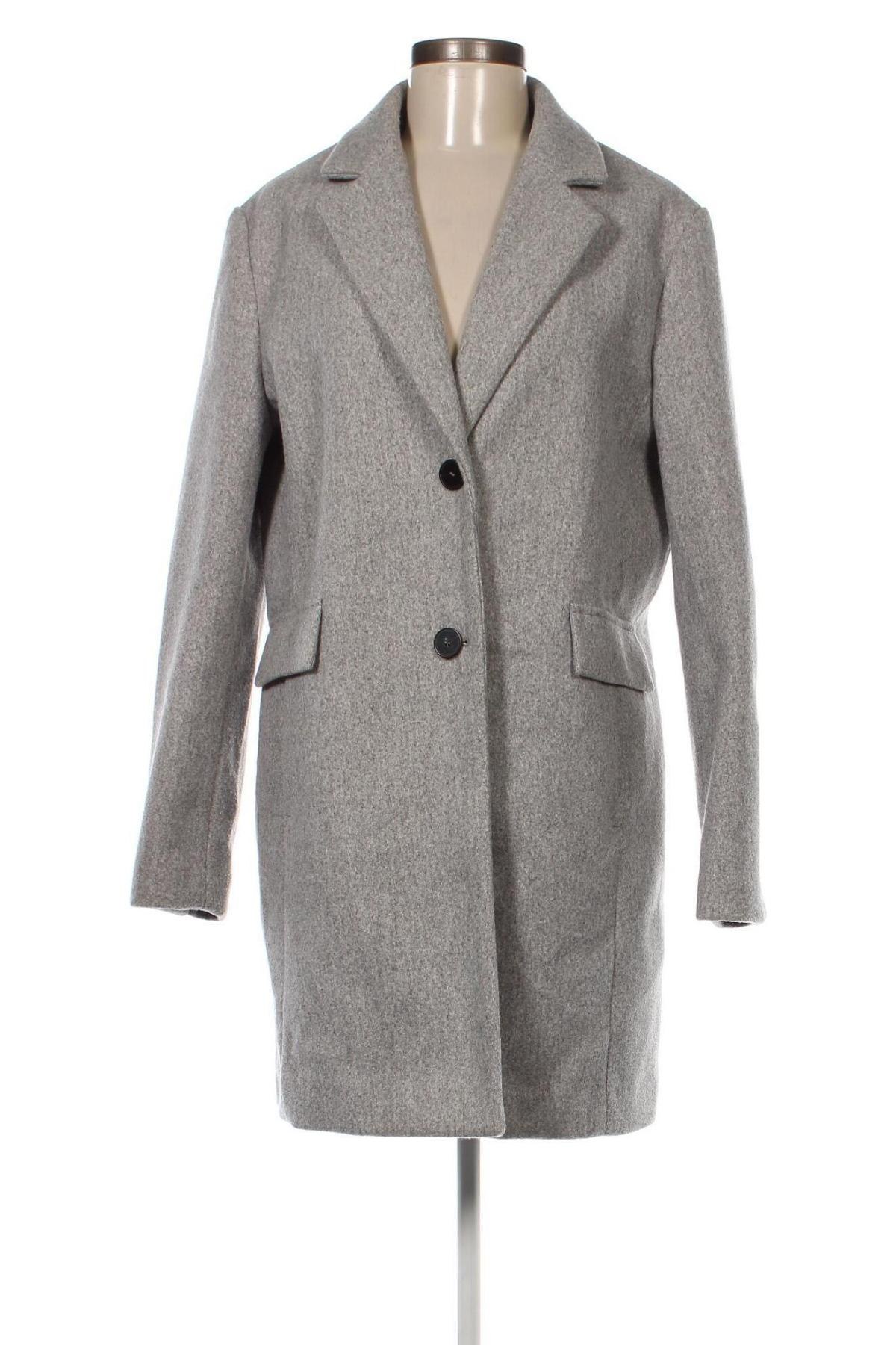 Дамско палто C&A, Размер L, Цвят Сив, Цена 91,16 лв.