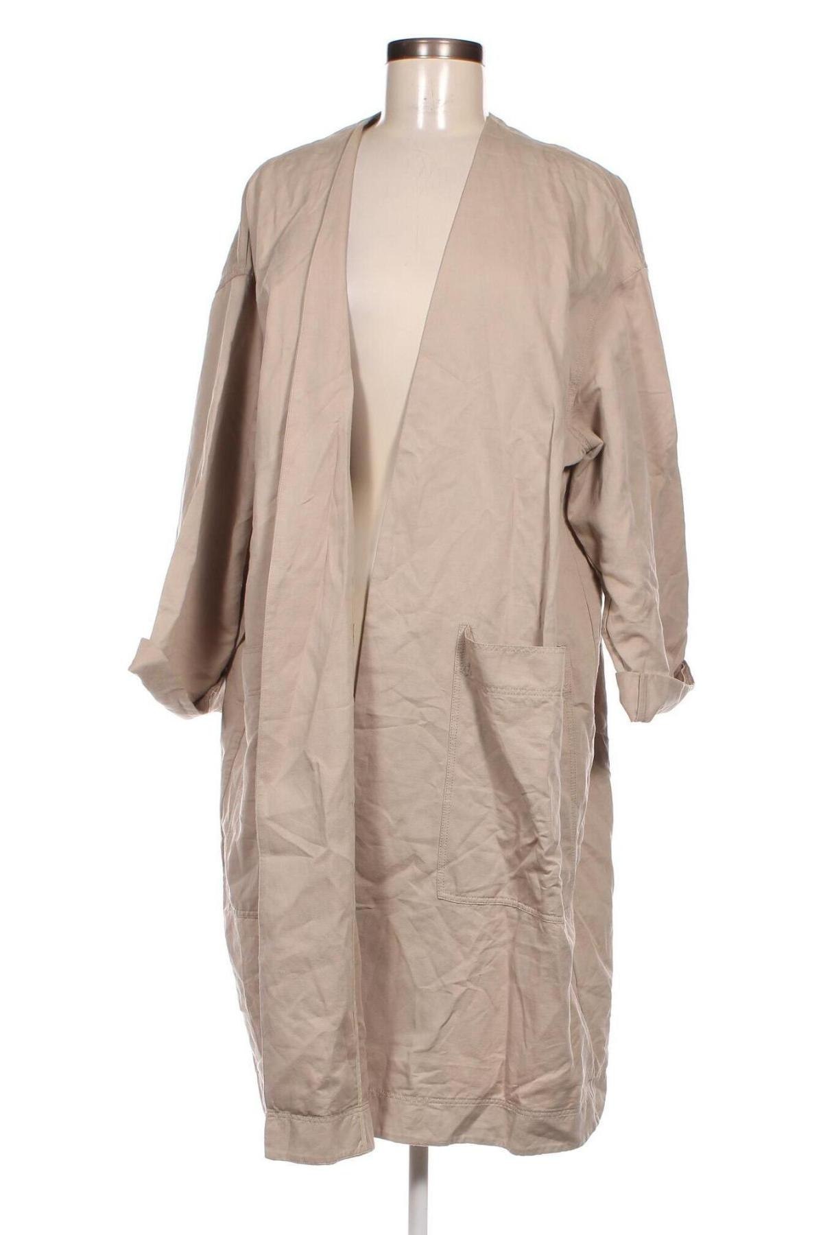 Γυναικείο παλτό COS, Μέγεθος L, Χρώμα  Μπέζ, Τιμή 38,69 €