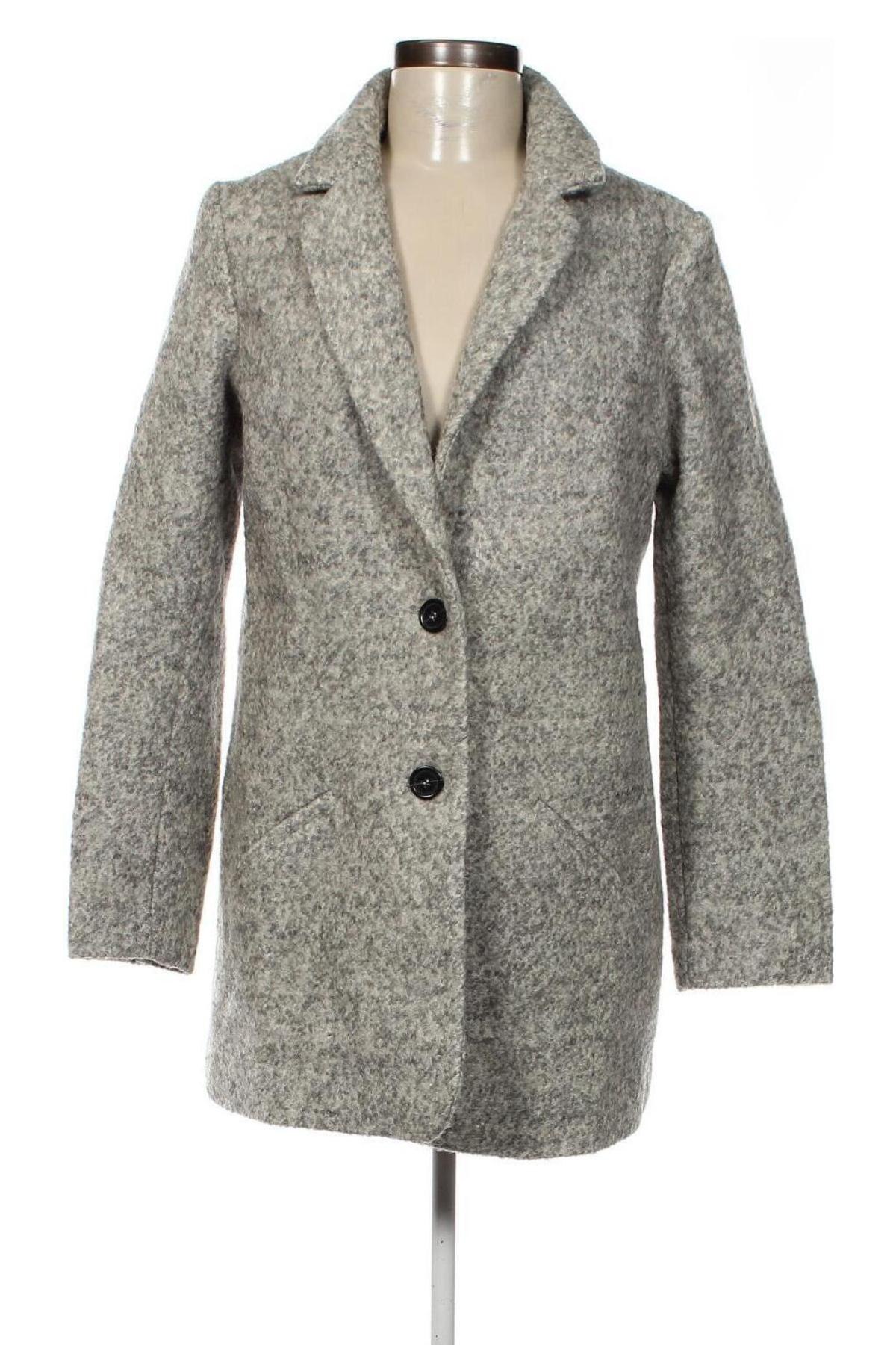 Γυναικείο παλτό Clockhouse, Μέγεθος L, Χρώμα Γκρί, Τιμή 33,10 €