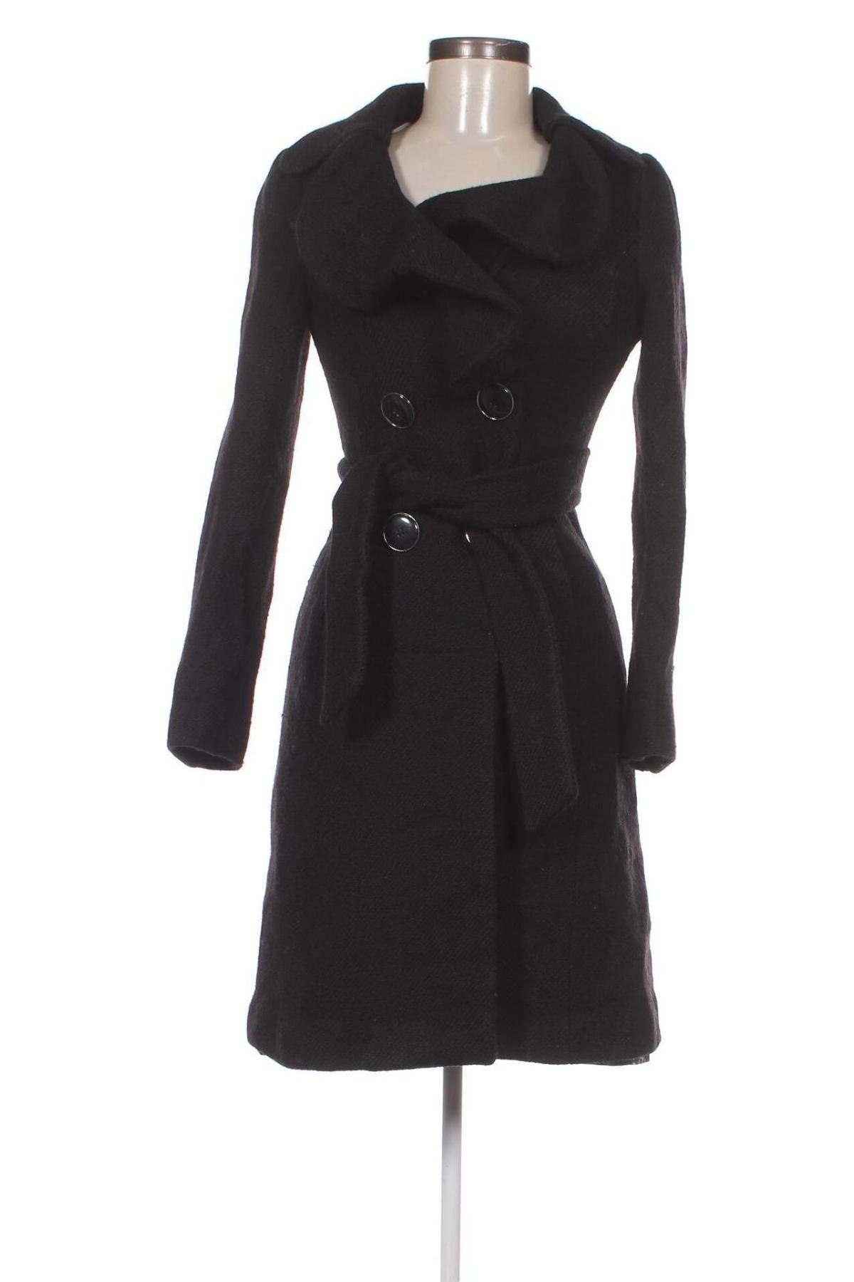 Дамско палто Dept, Размер XS, Цвят Черен, Цена 64,20 лв.
