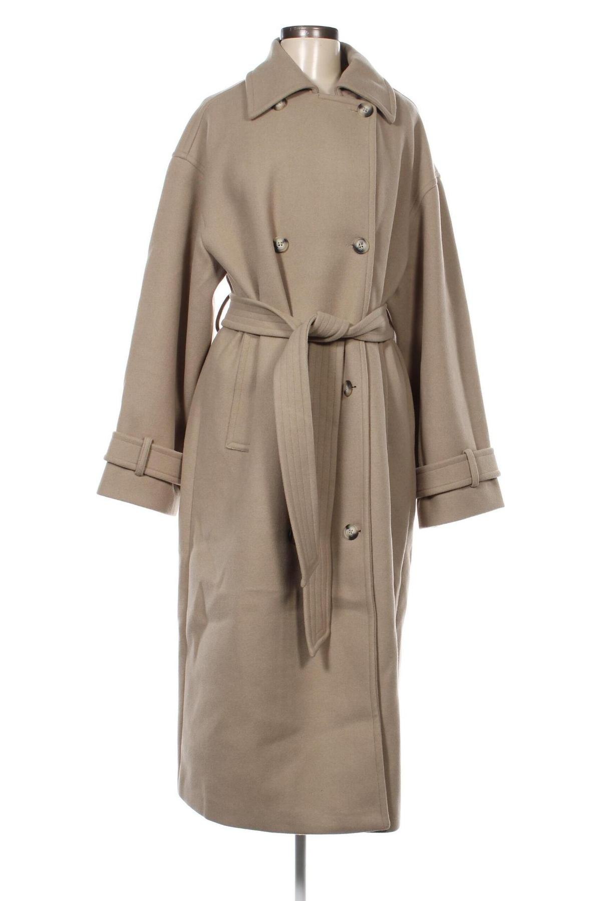 Γυναικείο παλτό Edited, Μέγεθος L, Χρώμα  Μπέζ, Τιμή 54,19 €