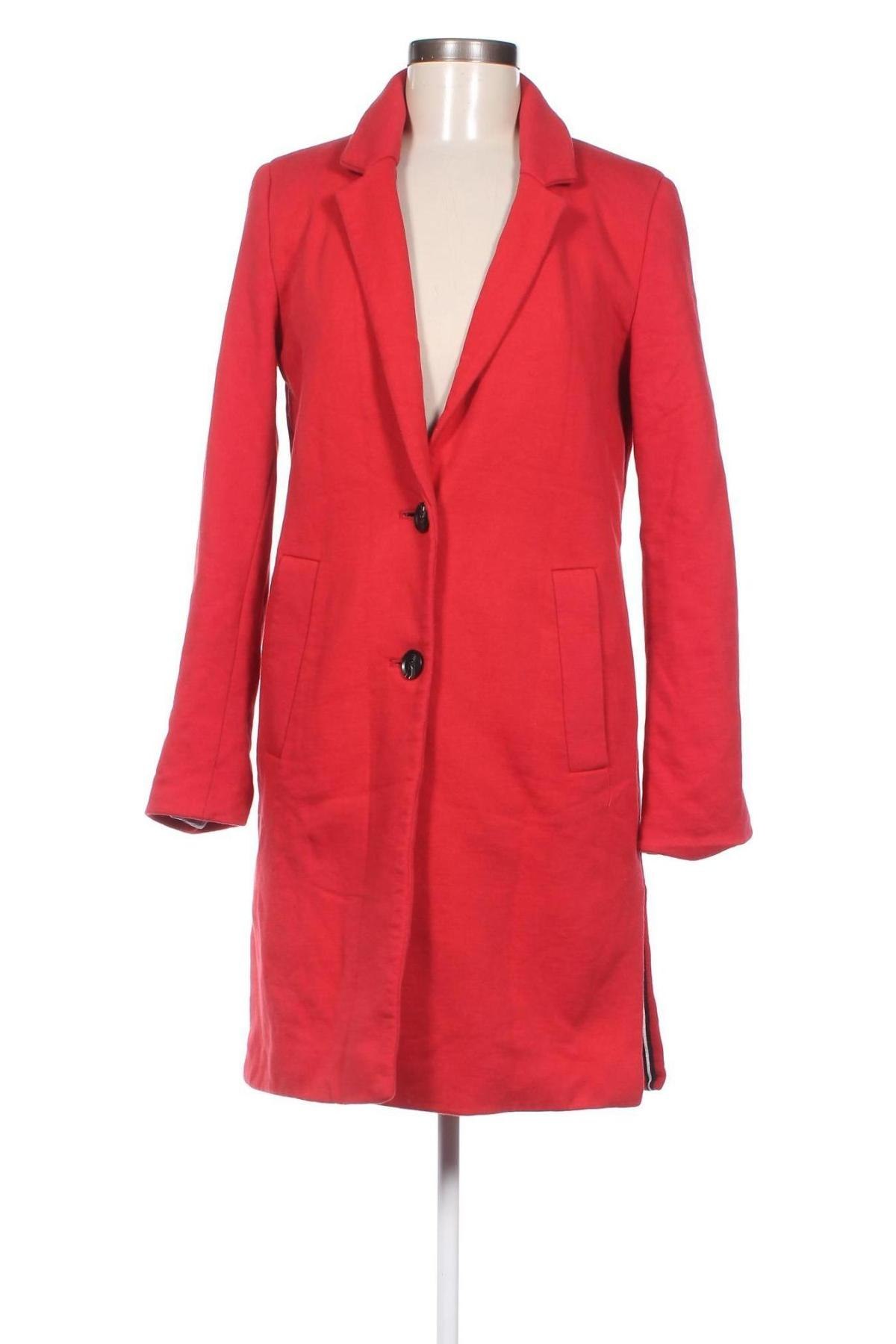 Дамско палто Esprit, Размер M, Цвят Червен, Цена 45,43 лв.