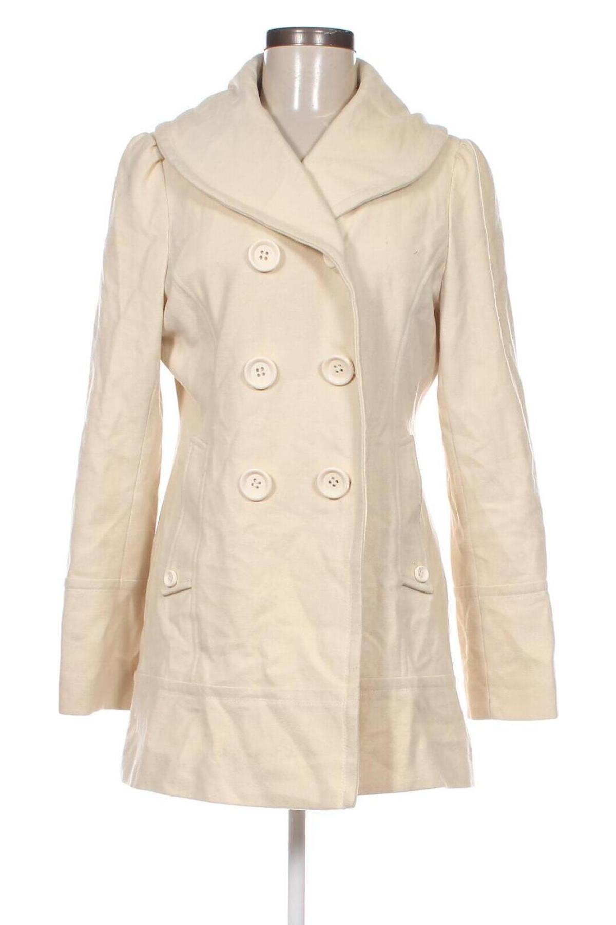 Γυναικείο παλτό Guess, Μέγεθος L, Χρώμα  Μπέζ, Τιμή 63,83 €