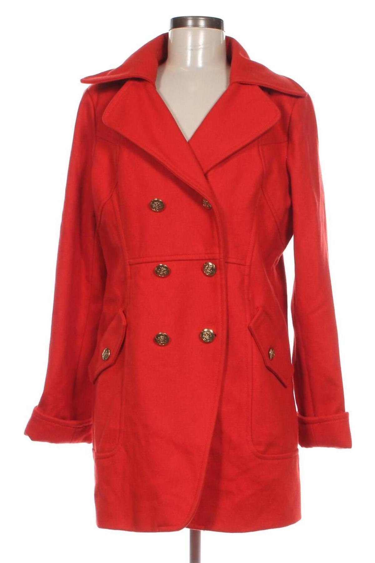 Γυναικείο παλτό Guess, Μέγεθος XL, Χρώμα Κόκκινο, Τιμή 49,73 €
