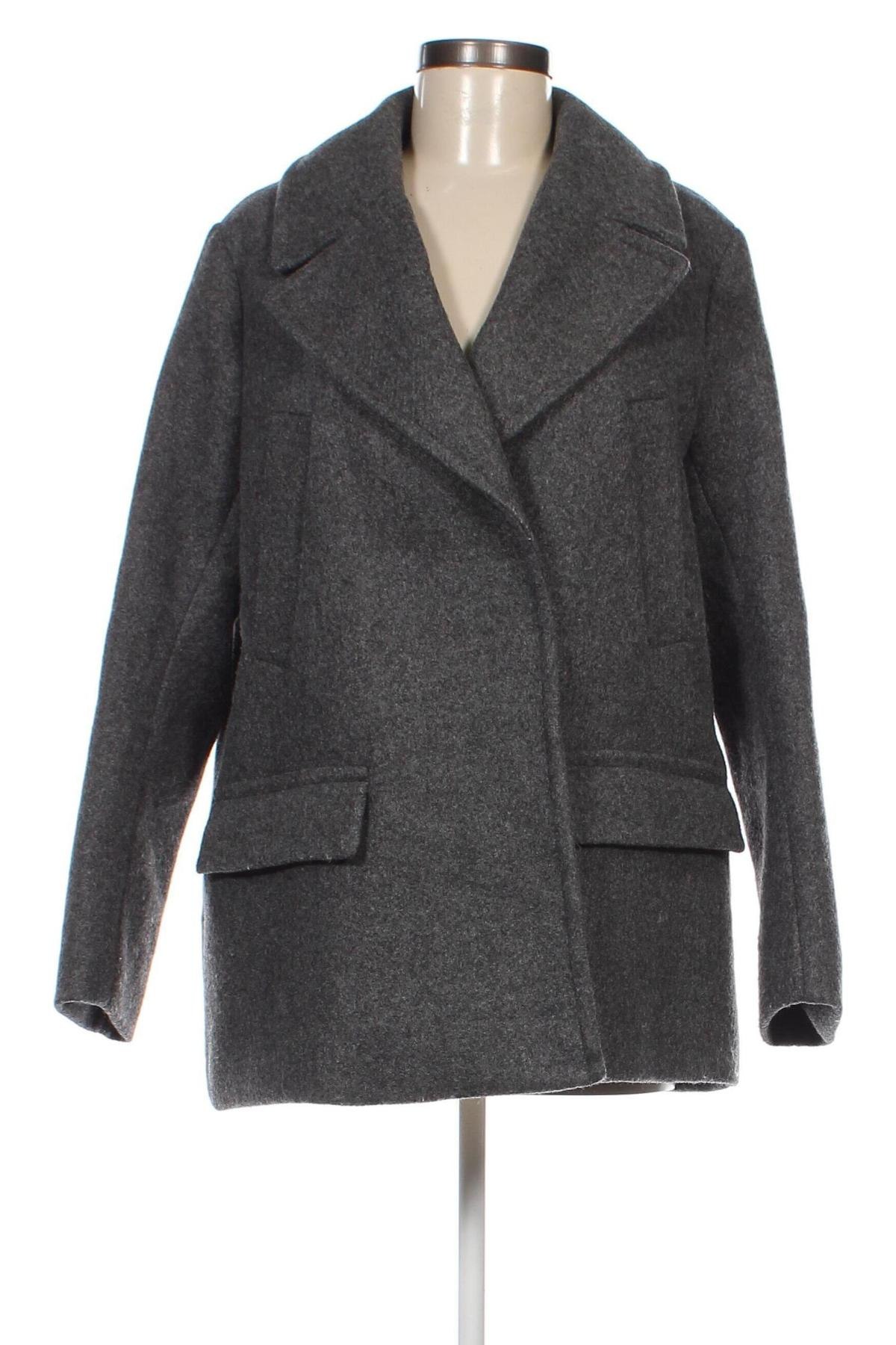 Palton de femei H&M, Mărime M, Culoare Gri, Preț 197,10 Lei