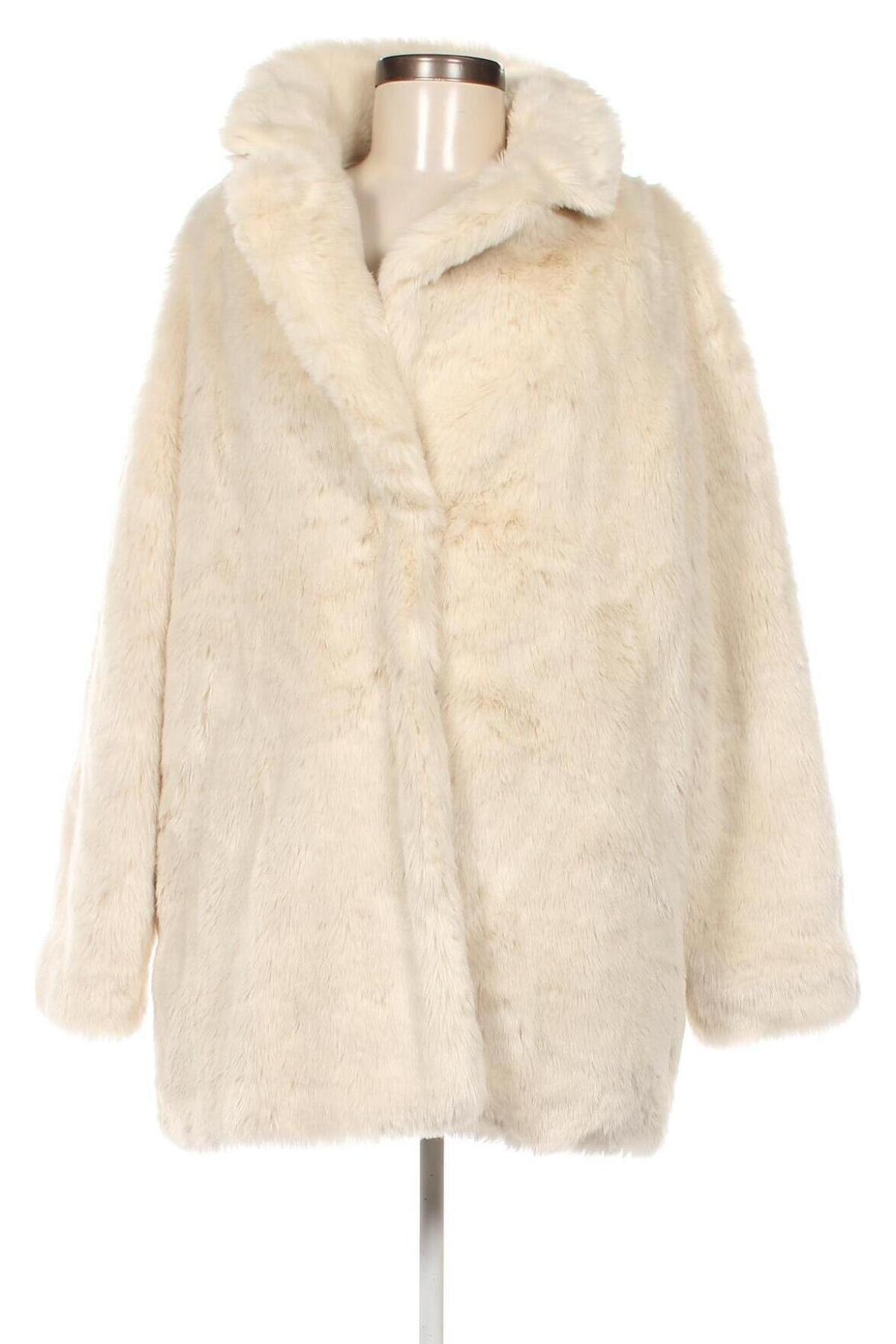 Дамско палто H&M, Размер L, Цвят Екрю, Цена 59,92 лв.