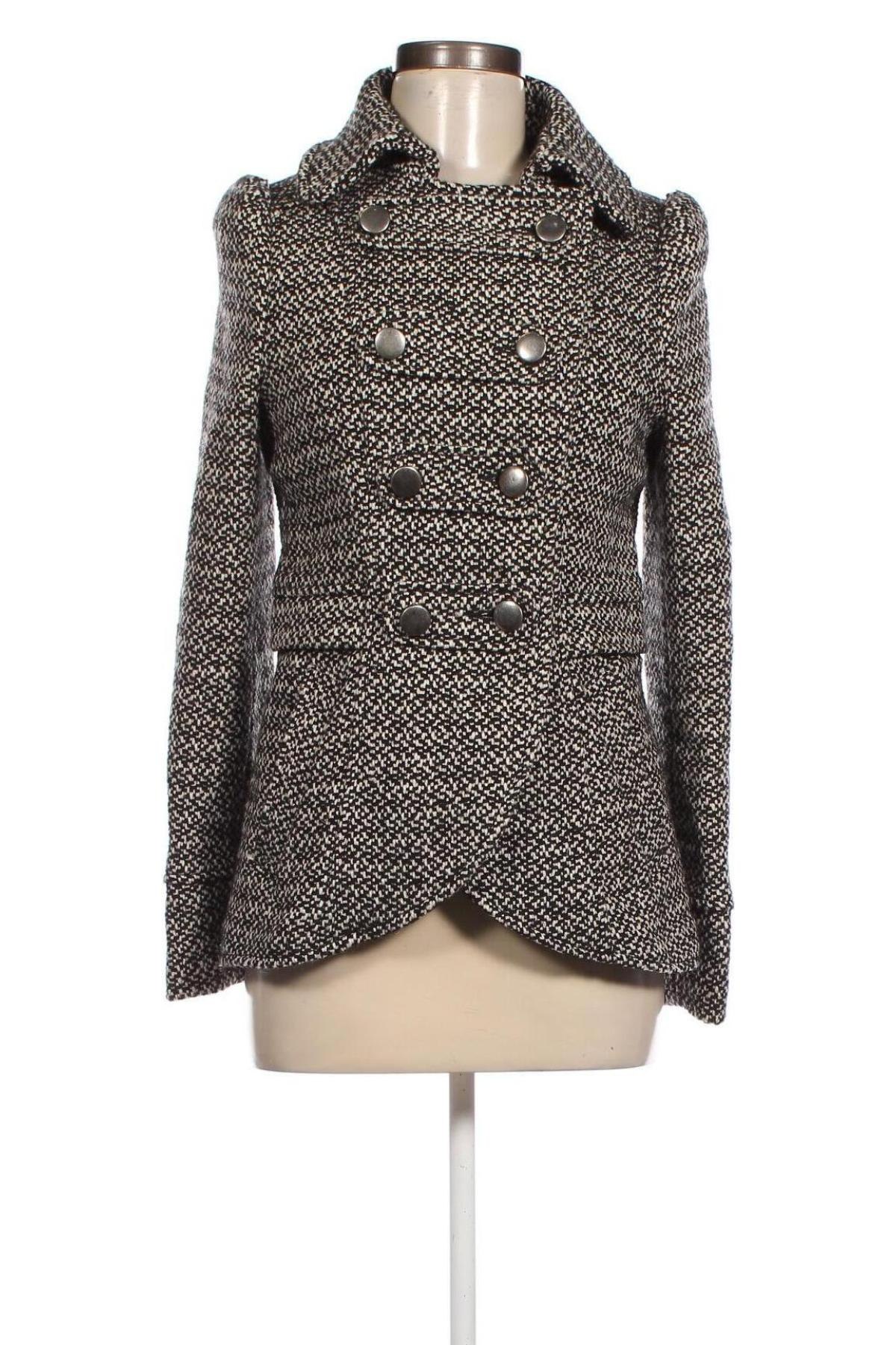Дамско палто H&M, Размер S, Цвят Многоцветен, Цена 59,92 лв.