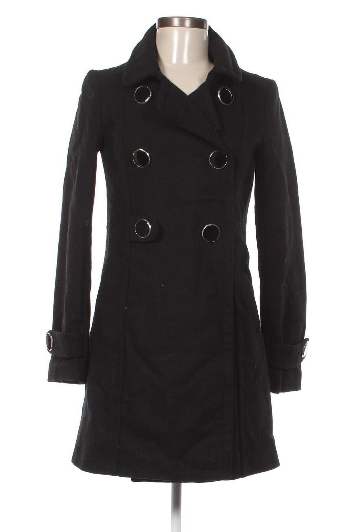 Dámsky kabát  H&M Divided, Veľkosť S, Farba Čierna, Cena  37,62 €