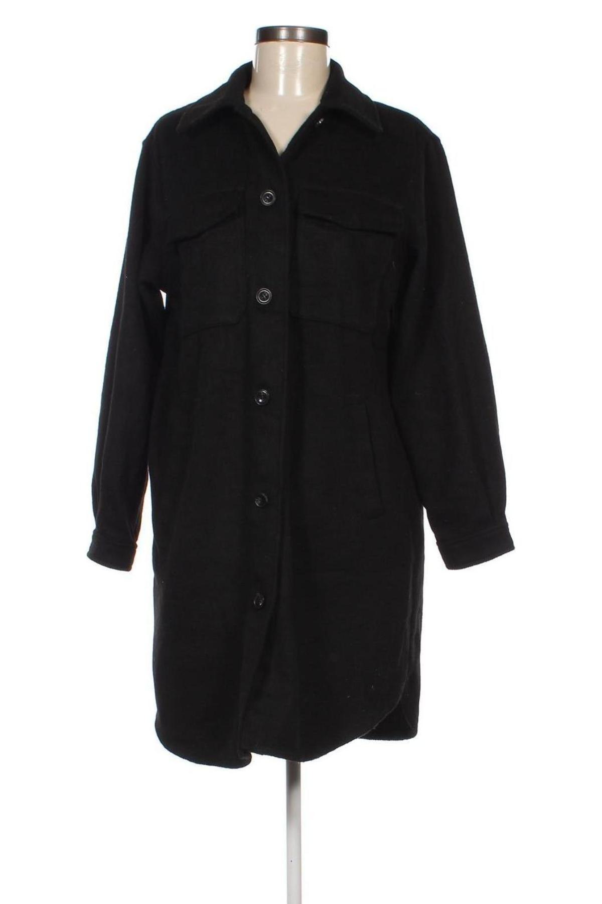 Dámsky kabát  H&M Divided, Veľkosť S, Farba Čierna, Cena  33,98 €