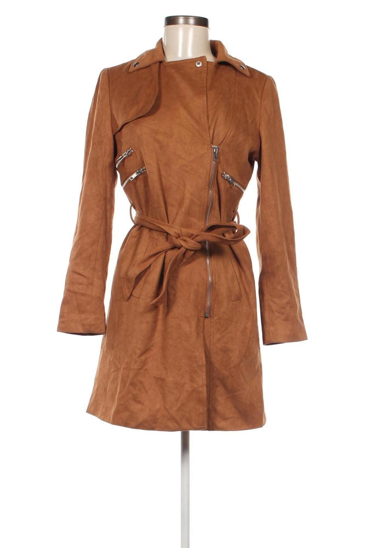 Palton de femei Jcl, Mărime S, Culoare Maro, Preț 105,27 Lei