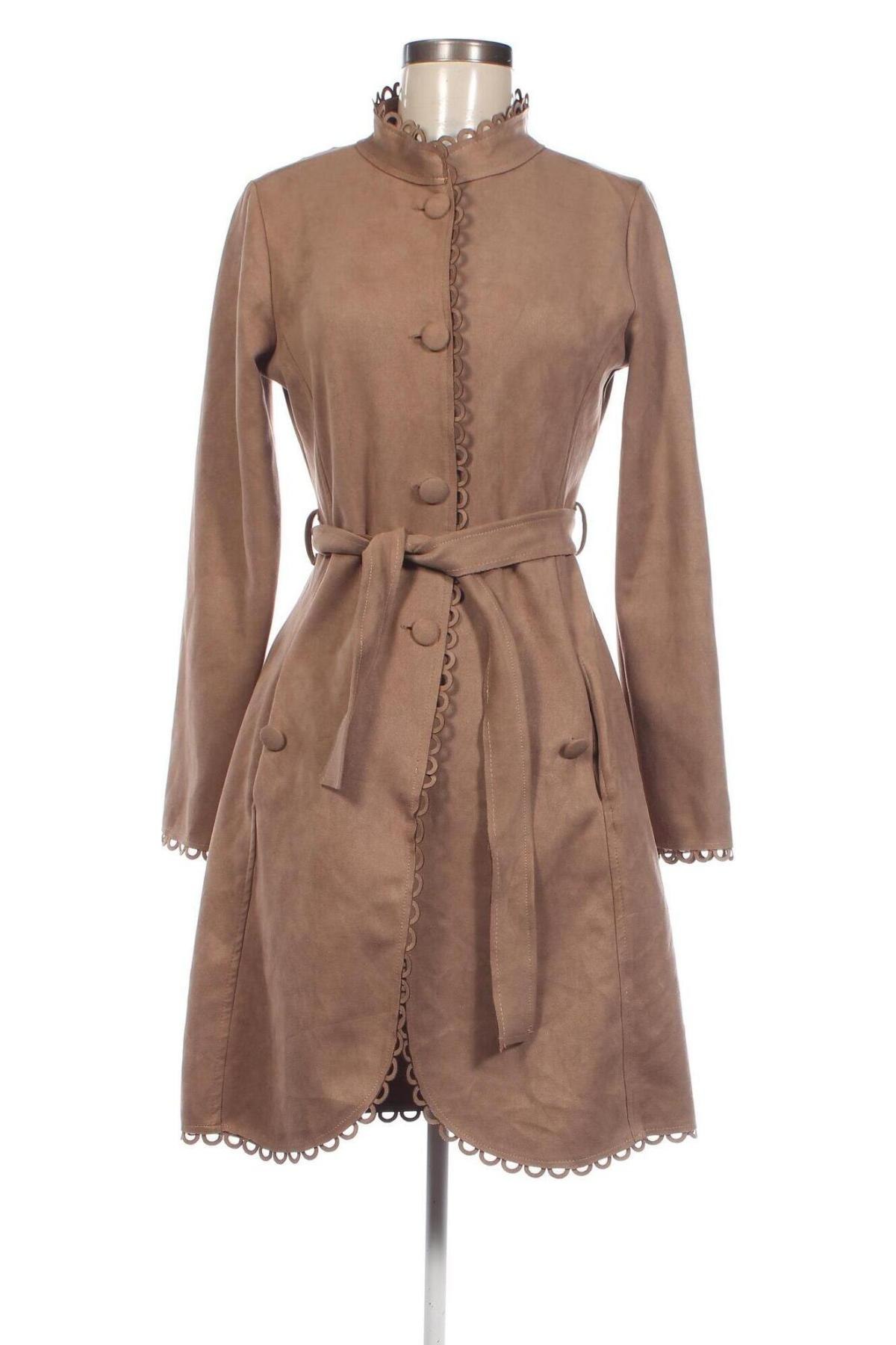 Damenmantel La faba, Größe XL, Farbe Beige, Preis € 15,03