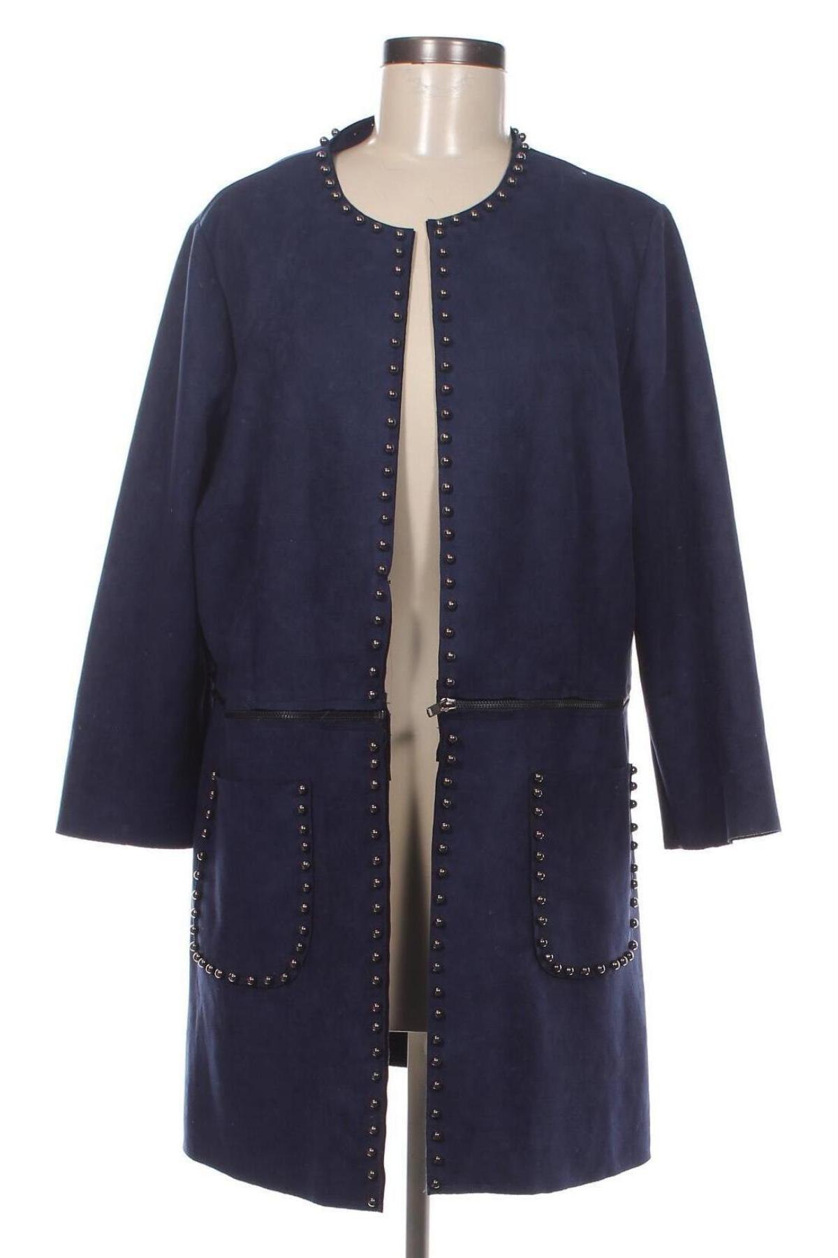 Γυναικείο παλτό Laura, Μέγεθος XL, Χρώμα Μπλέ, Τιμή 13,36 €