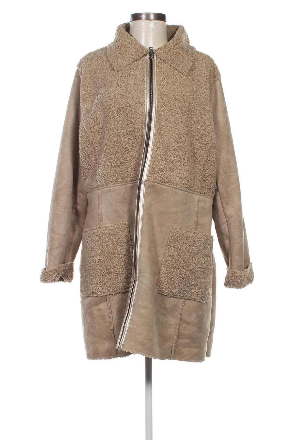 Damenmantel Laura Torelli, Größe L, Farbe Beige, Preis € 44,99