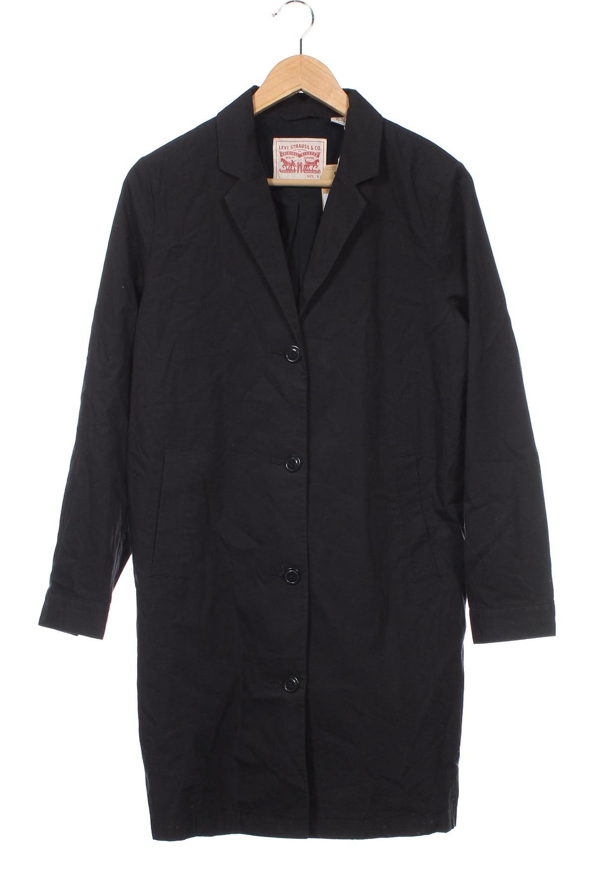 Γυναικείο παλτό Levi's, Μέγεθος S, Χρώμα Μαύρο, Τιμή 115,30 €