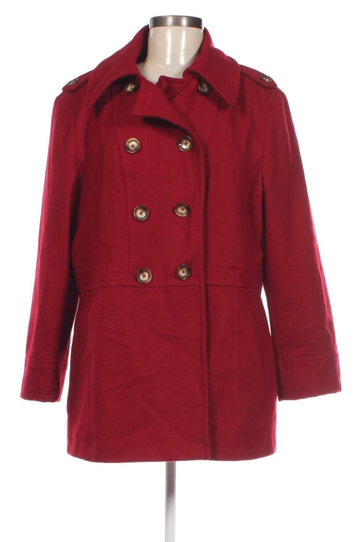 Дамско палто MICHAEL Michael Kors, Размер XL, Цвят Червен, Цена 379,05 лв.