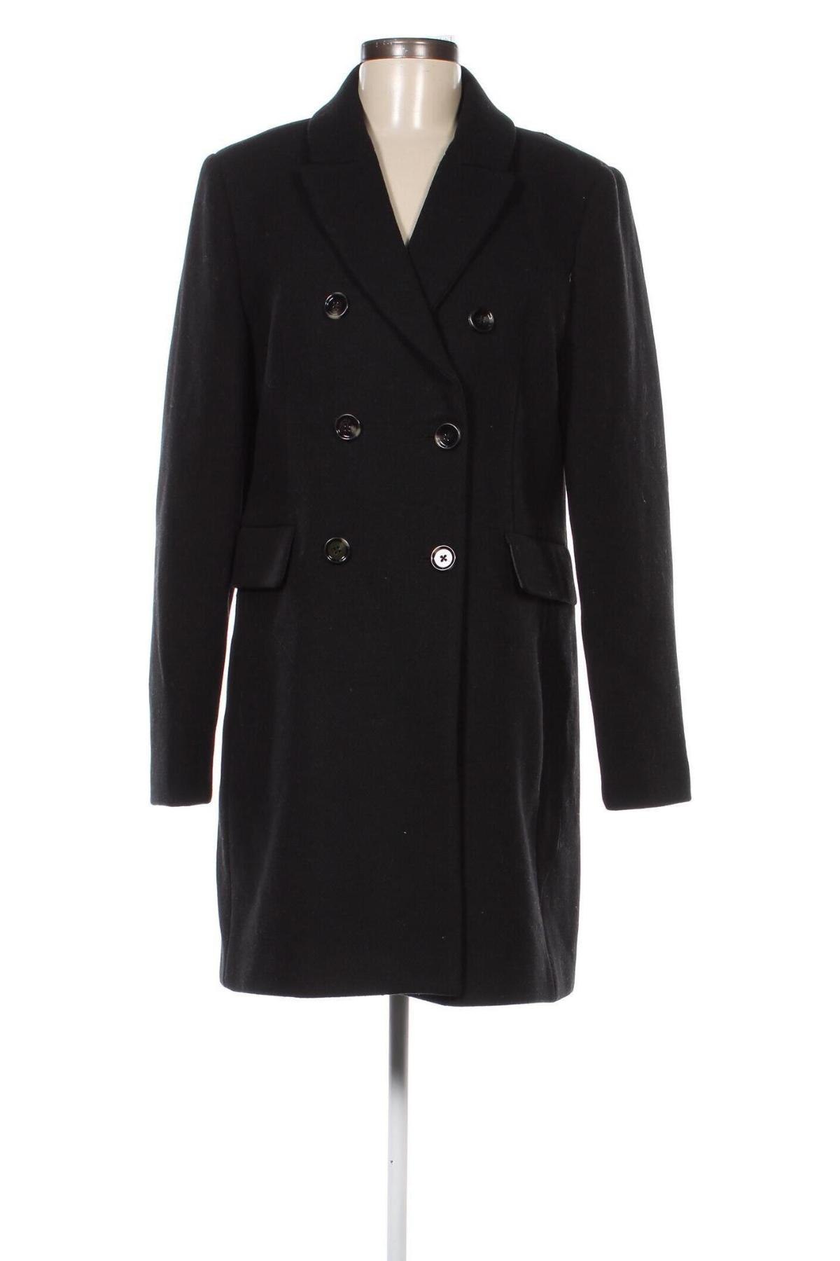 Γυναικείο παλτό Mango, Μέγεθος L, Χρώμα Μαύρο, Τιμή 65,13 €