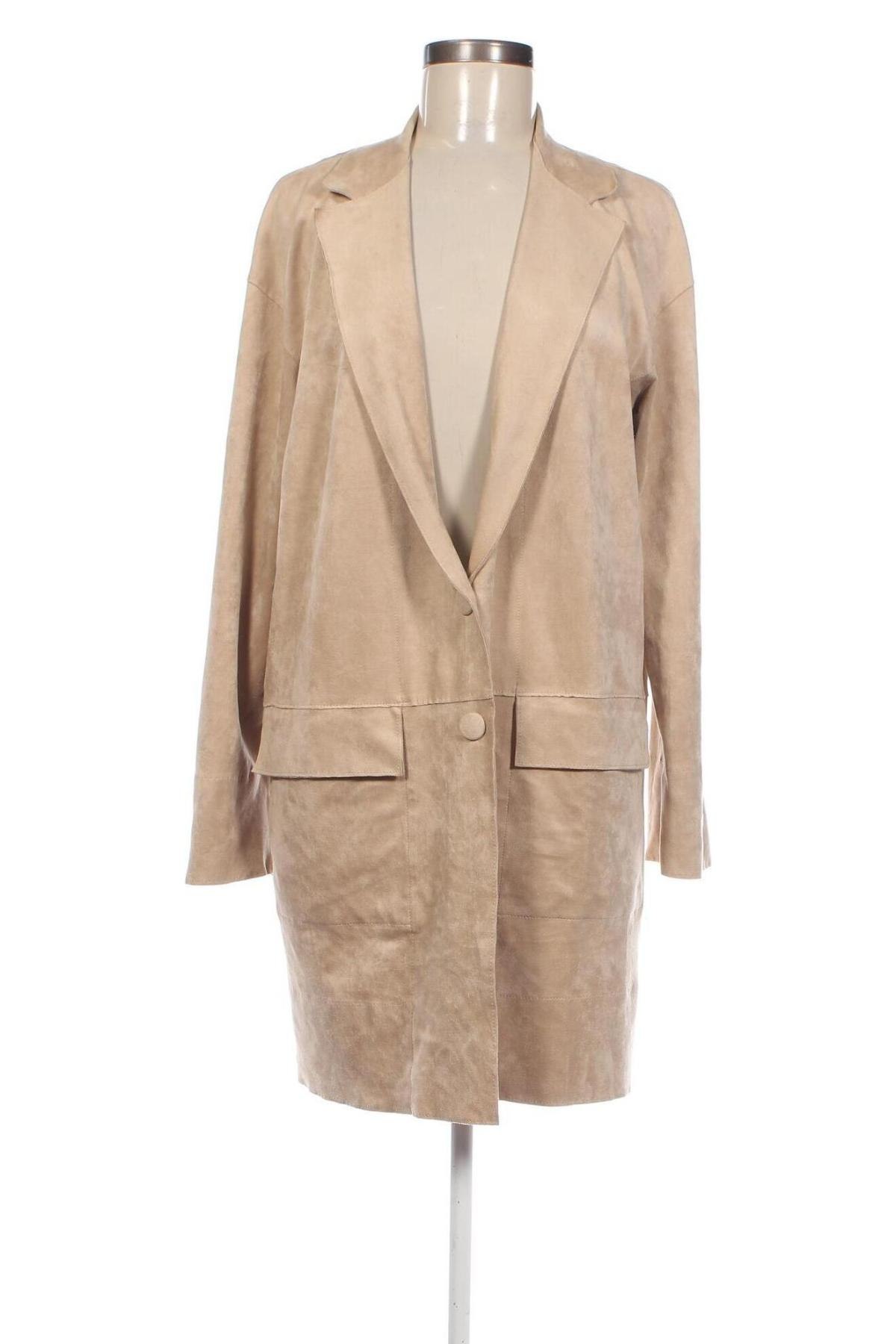 Damenmantel Marc Cain, Größe L, Farbe Beige, Preis 108,35 €