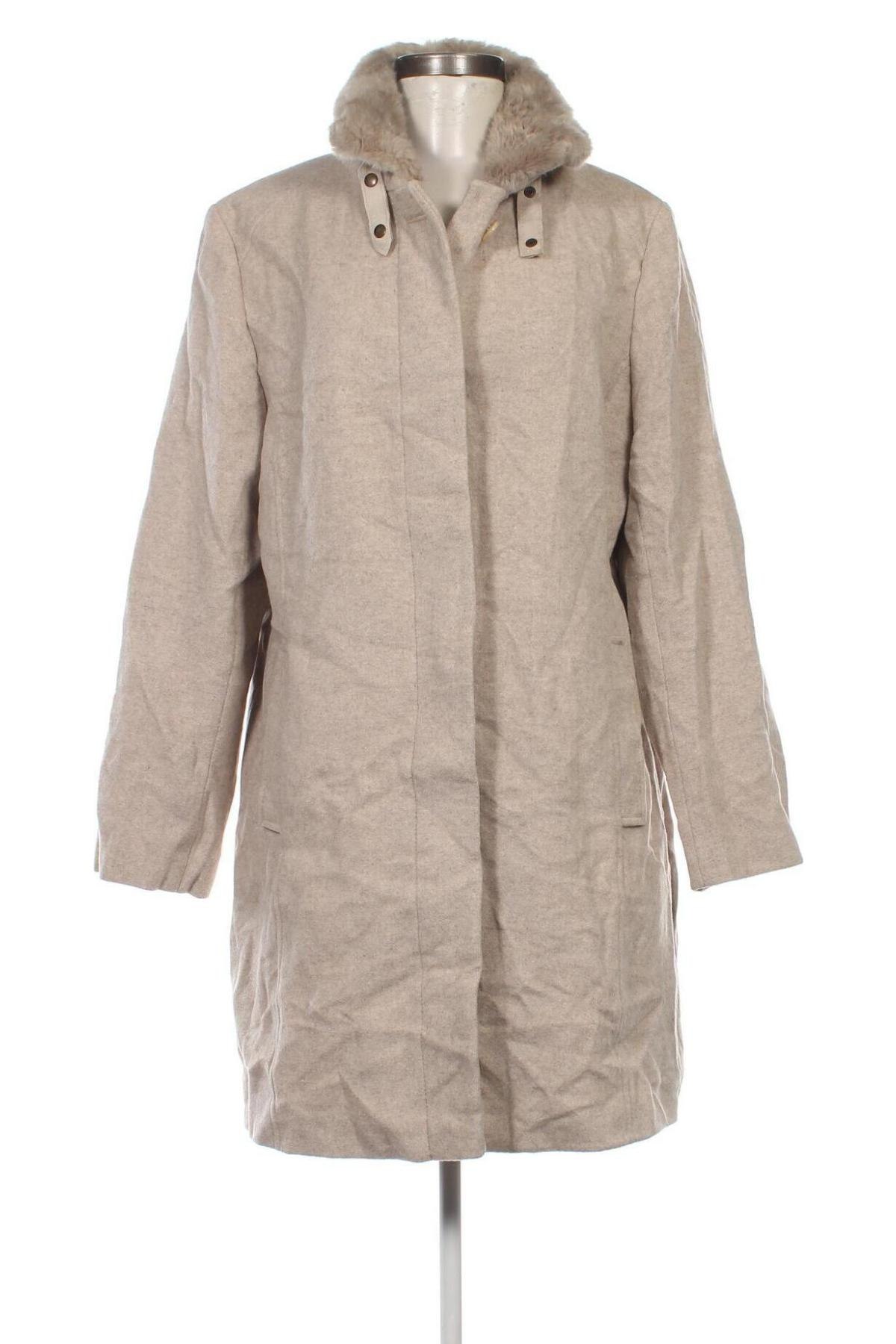 Дамско палто Mark Adam, Размер XL, Цвят Бежов, Цена 66,34 лв.