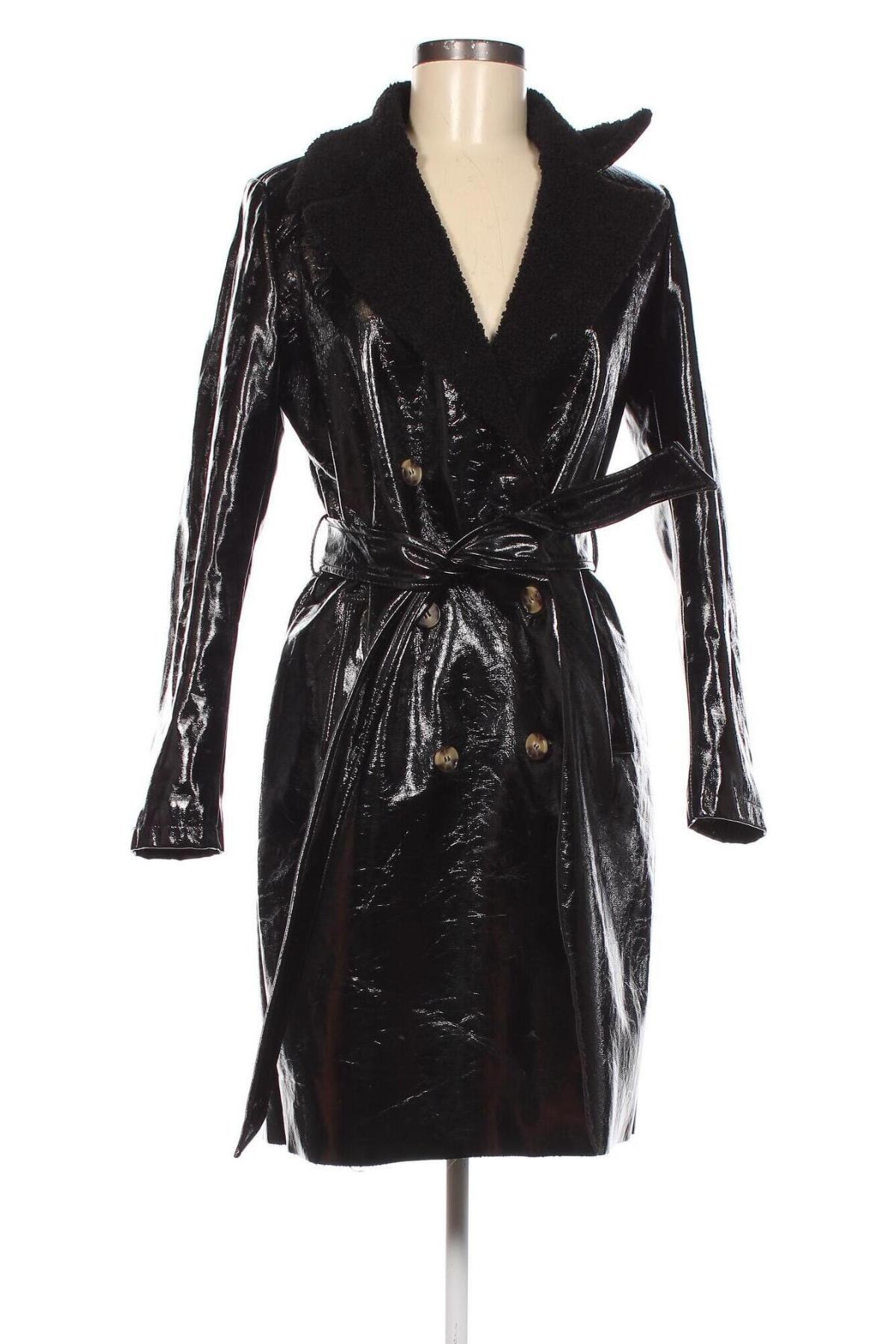 Γυναικείο παλτό Mohito, Μέγεθος XS, Χρώμα Μαύρο, Τιμή 42,67 €