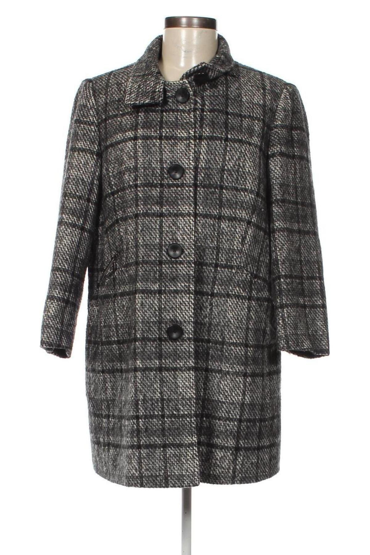 Дамско палто Mona, Размер L, Цвят Сив, Цена 42,16 лв.
