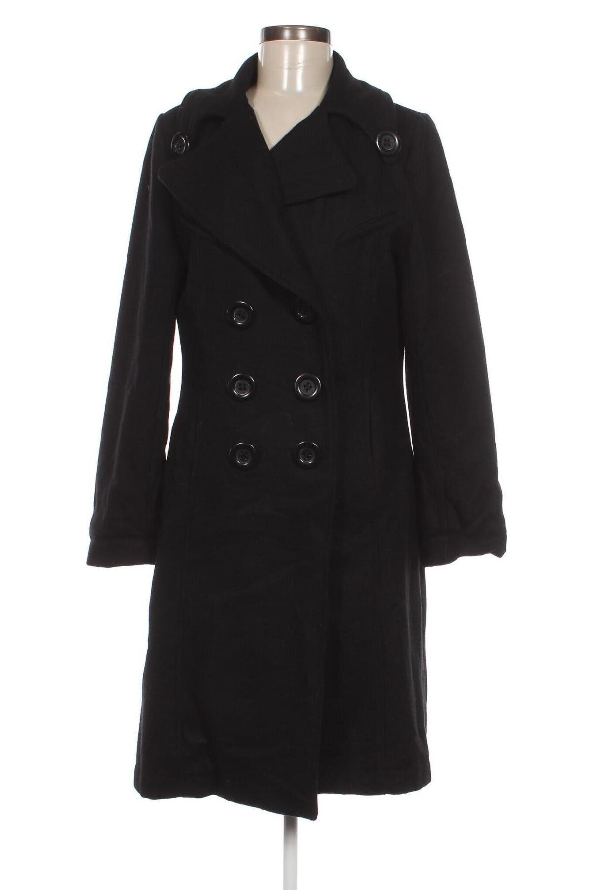 Дамско палто Montego, Размер L, Цвят Черен, Цена 56,71 лв.