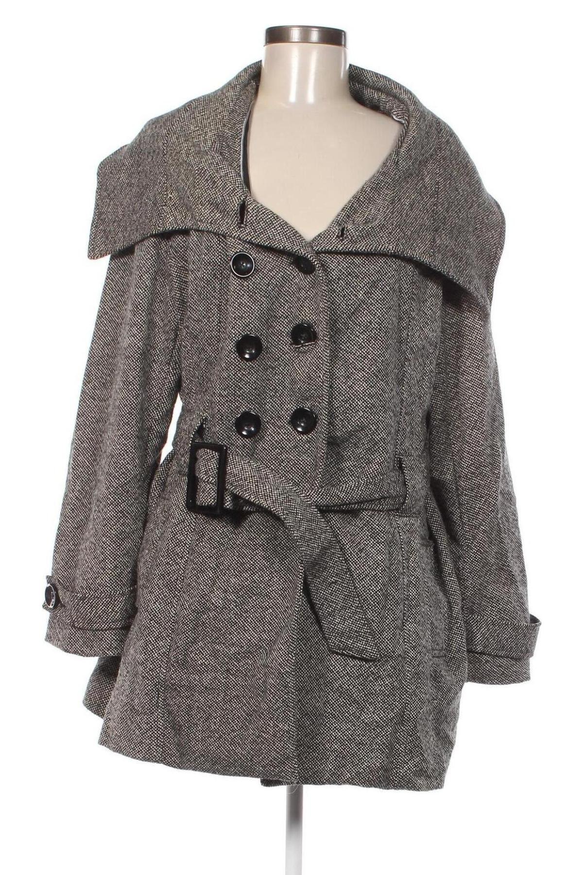 Γυναικείο παλτό Multiblu, Μέγεθος L, Χρώμα Γκρί, Τιμή 35,08 €
