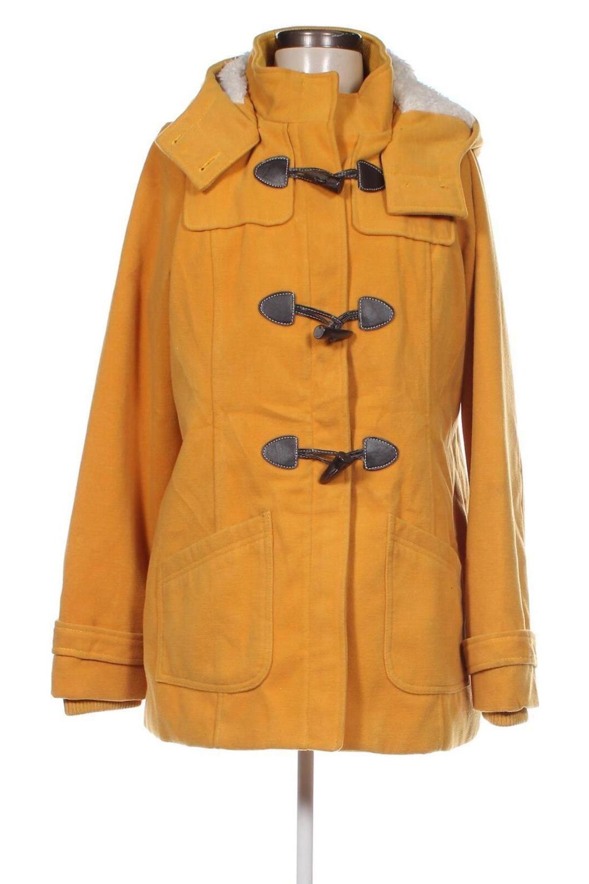 Дамско палто Multiblu, Размер XL, Цвят Жълт, Цена 59,92 лв.