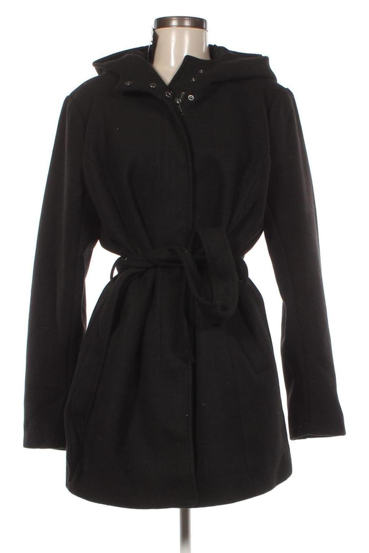 Дамско палто ONLY, Размер XL, Цвят Черен, Цена 73,16 лв.