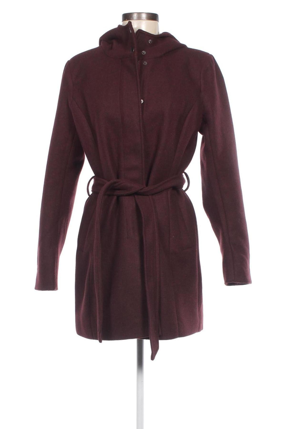 Дамско палто ONLY, Размер M, Цвят Червен, Цена 73,16 лв.