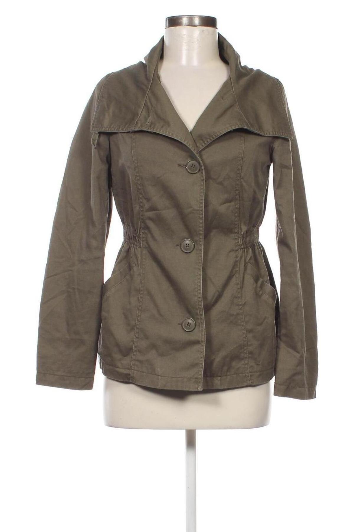 Дамско палто ONLY, Размер S, Цвят Зелен, Цена 21,60 лв.