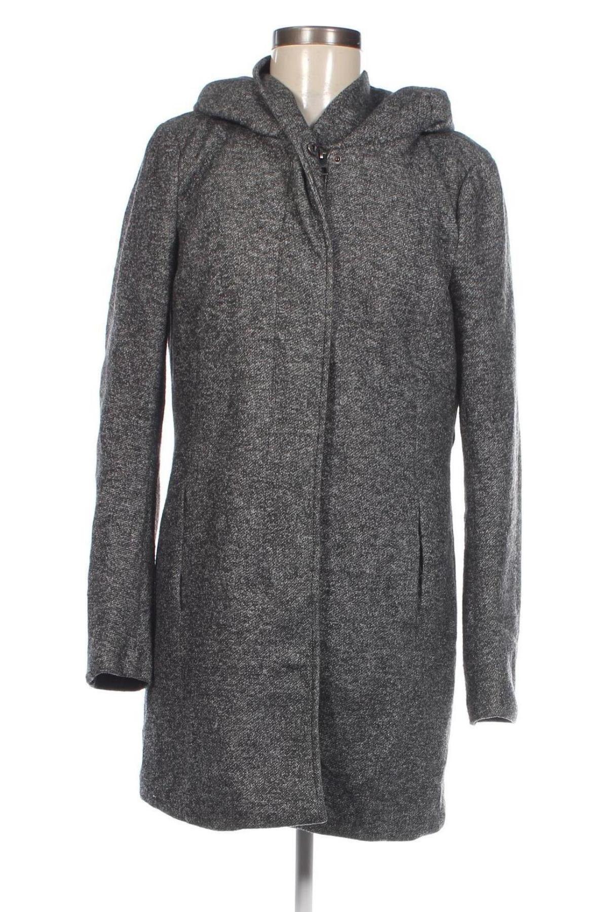 Дамско палто ONLY, Размер M, Цвят Сив, Цена 32,45 лв.