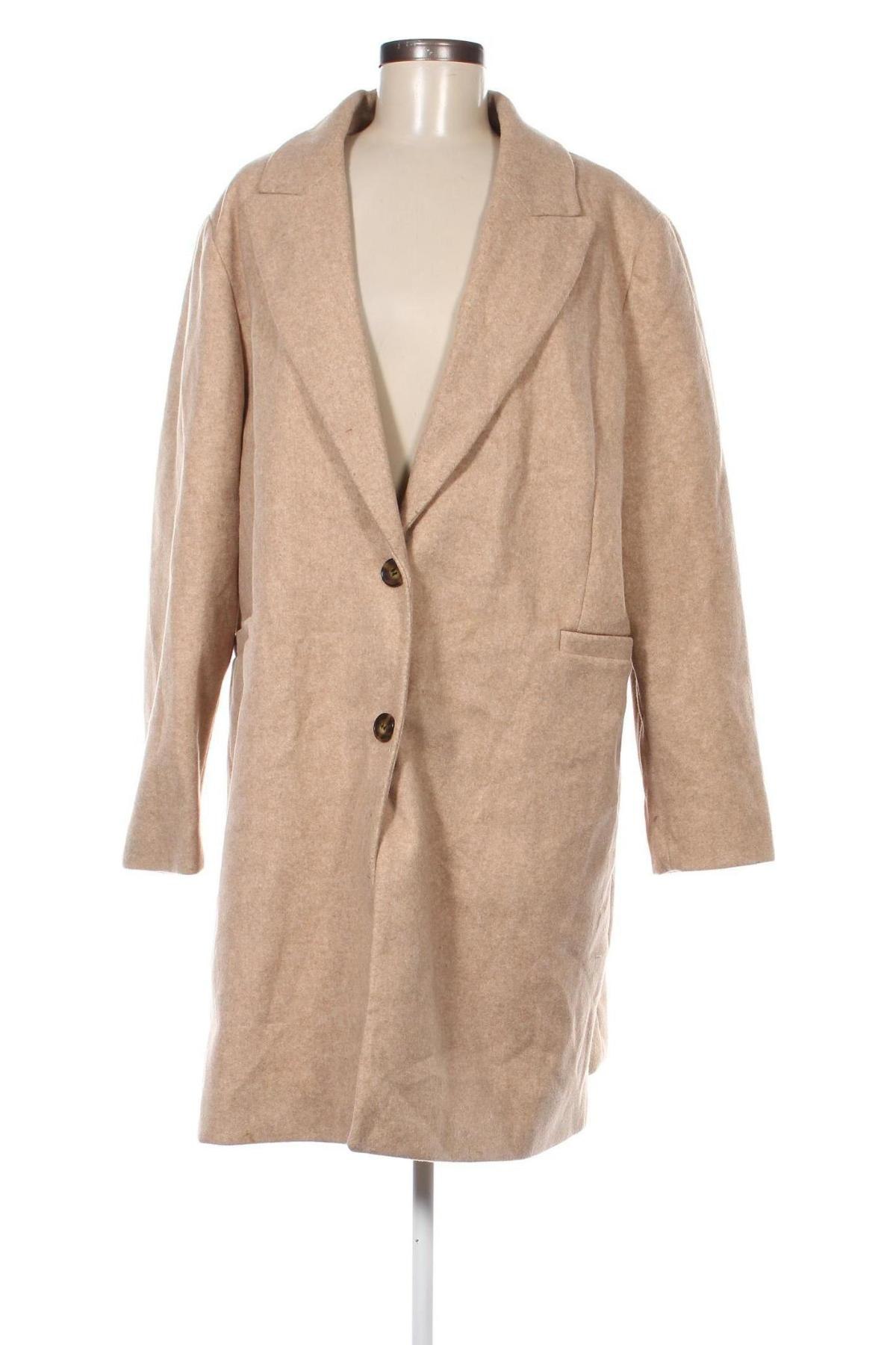 Damenmantel Primark, Größe XXL, Farbe Beige, Preis 37,23 €