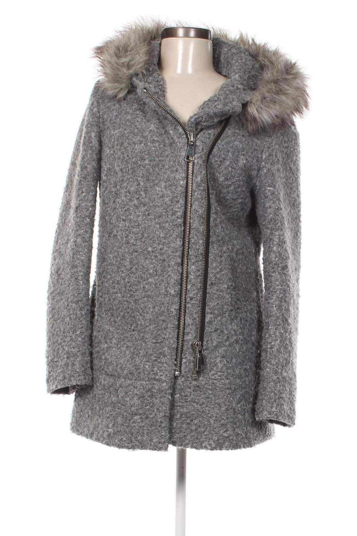 Дамско палто S.Oliver Black Label, Размер M, Цвят Сив, Цена 46,00 лв.