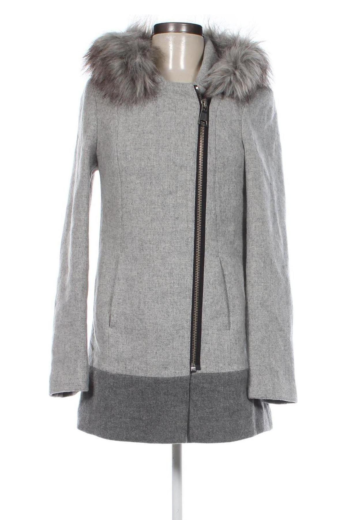 Γυναικείο παλτό S.Oliver Black Label, Μέγεθος XS, Χρώμα Γκρί, Τιμή 38,80 €