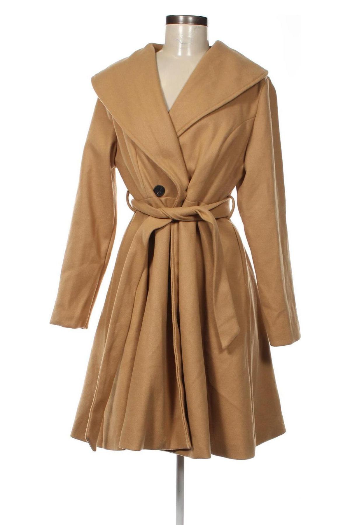 Дамско палто SHEIN, Размер L, Цвят Кафяв, Цена 59,92 лв.