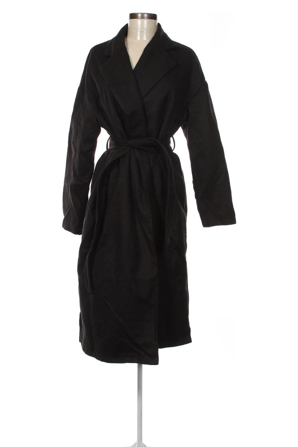 Дамско палто SHEIN, Размер S, Цвят Черен, Цена 56,71 лв.