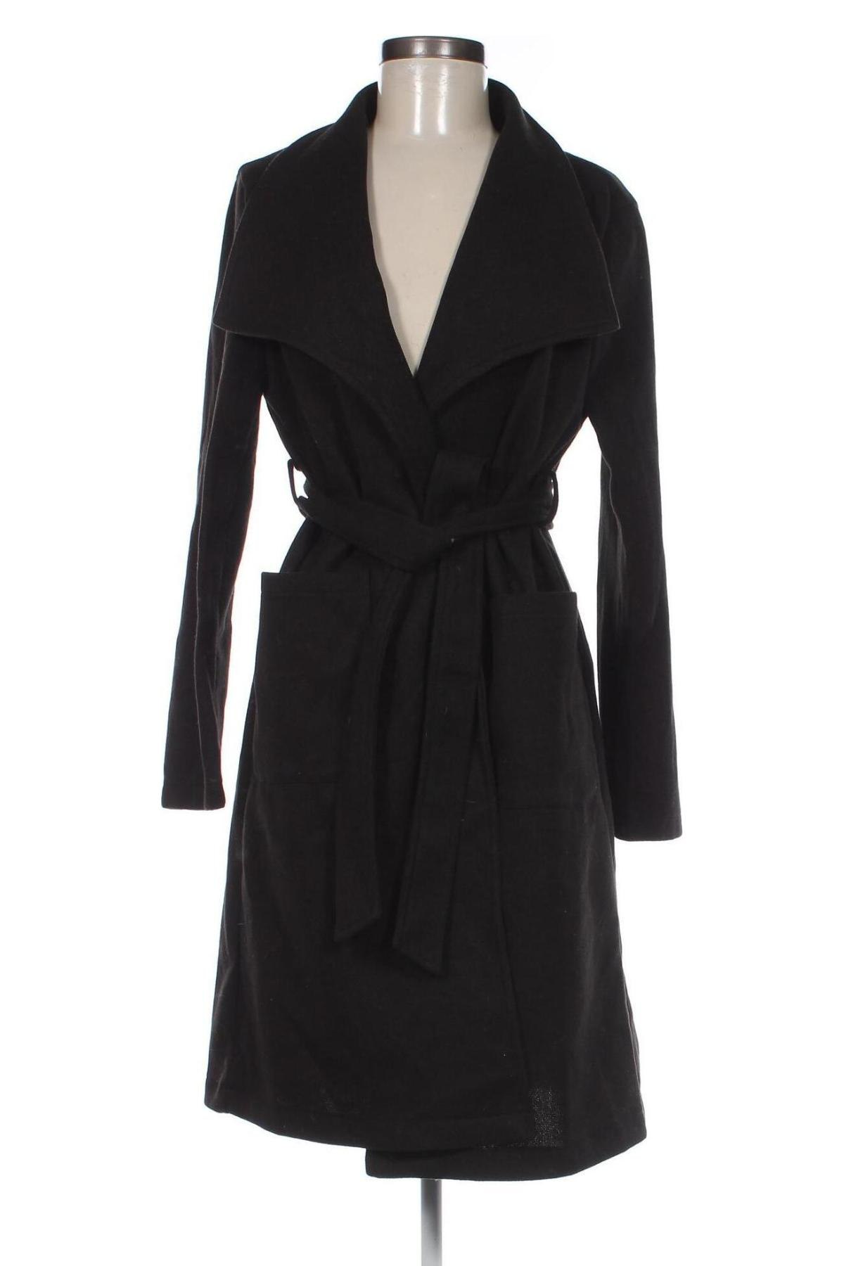Dámsky kabát  SHEIN, Veľkosť M, Farba Čierna, Cena  35,80 €