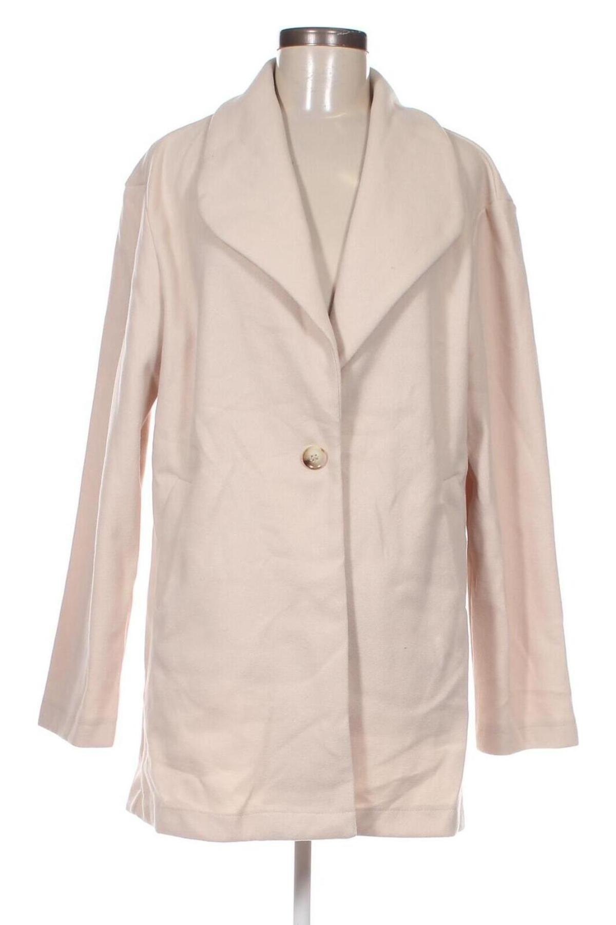 Γυναικείο παλτό SHEIN, Μέγεθος L, Χρώμα  Μπέζ, Τιμή 39,05 €