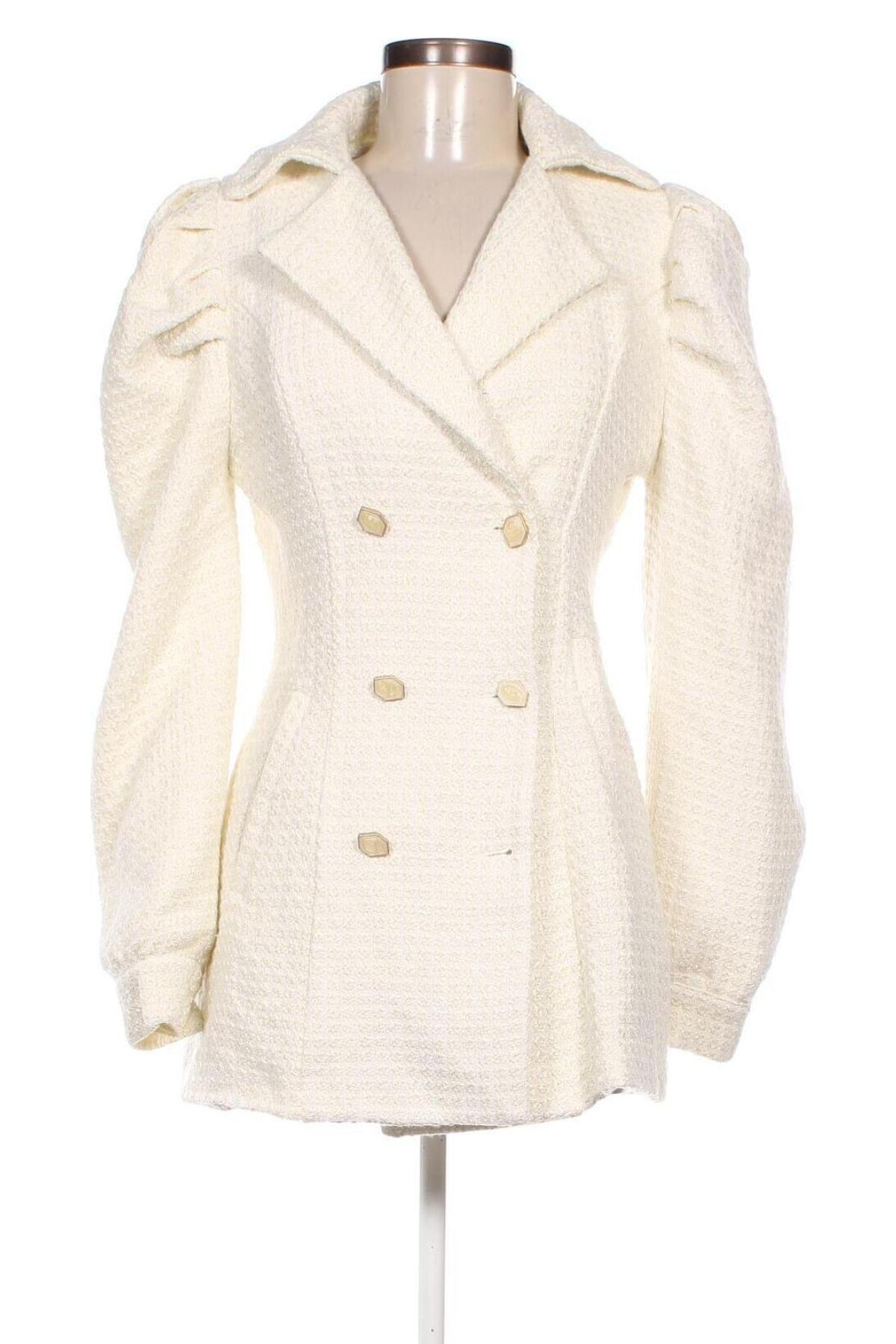 Дамско палто SHEIN, Размер M, Цвят Бял, Цена 56,71 лв.