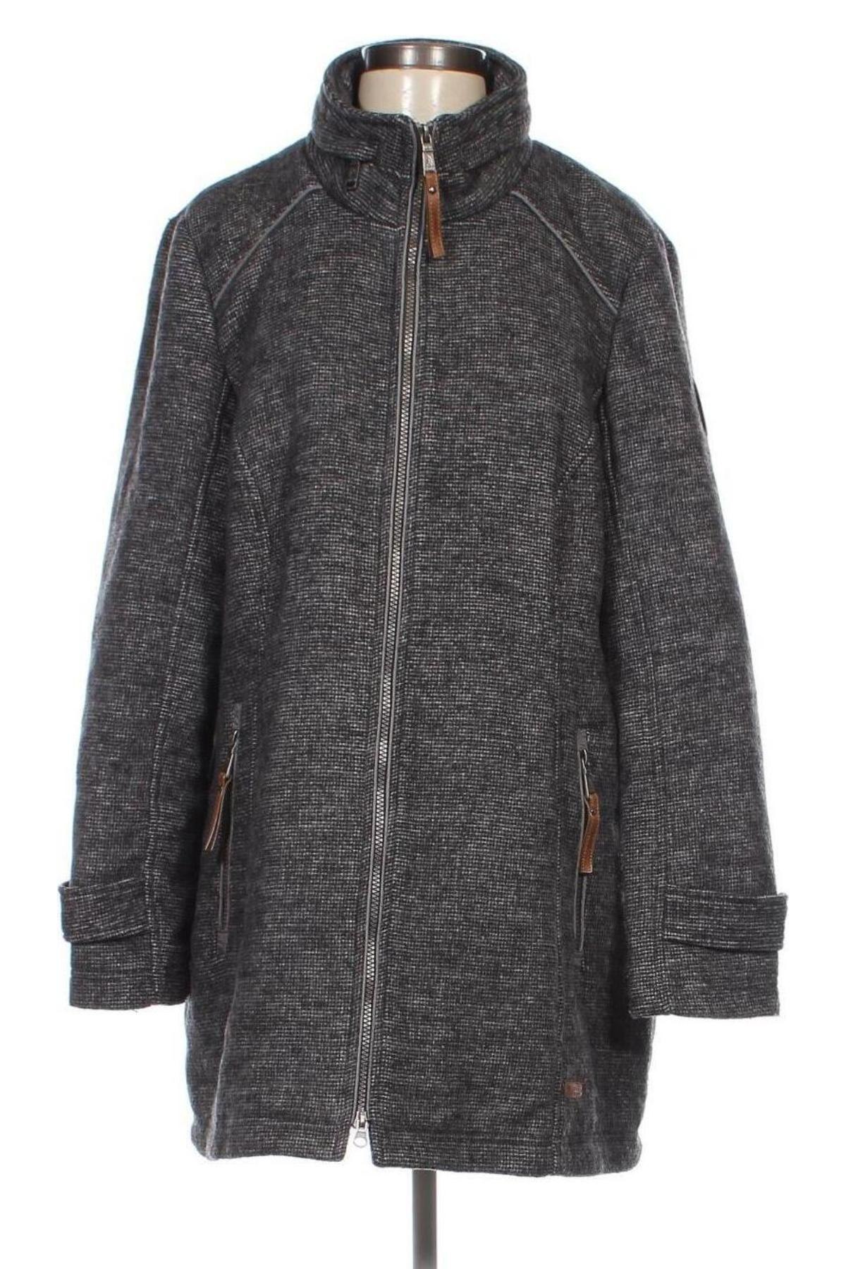 Γυναικείο παλτό S'questo, Μέγεθος L, Χρώμα Γκρί, Τιμή 39,05 €