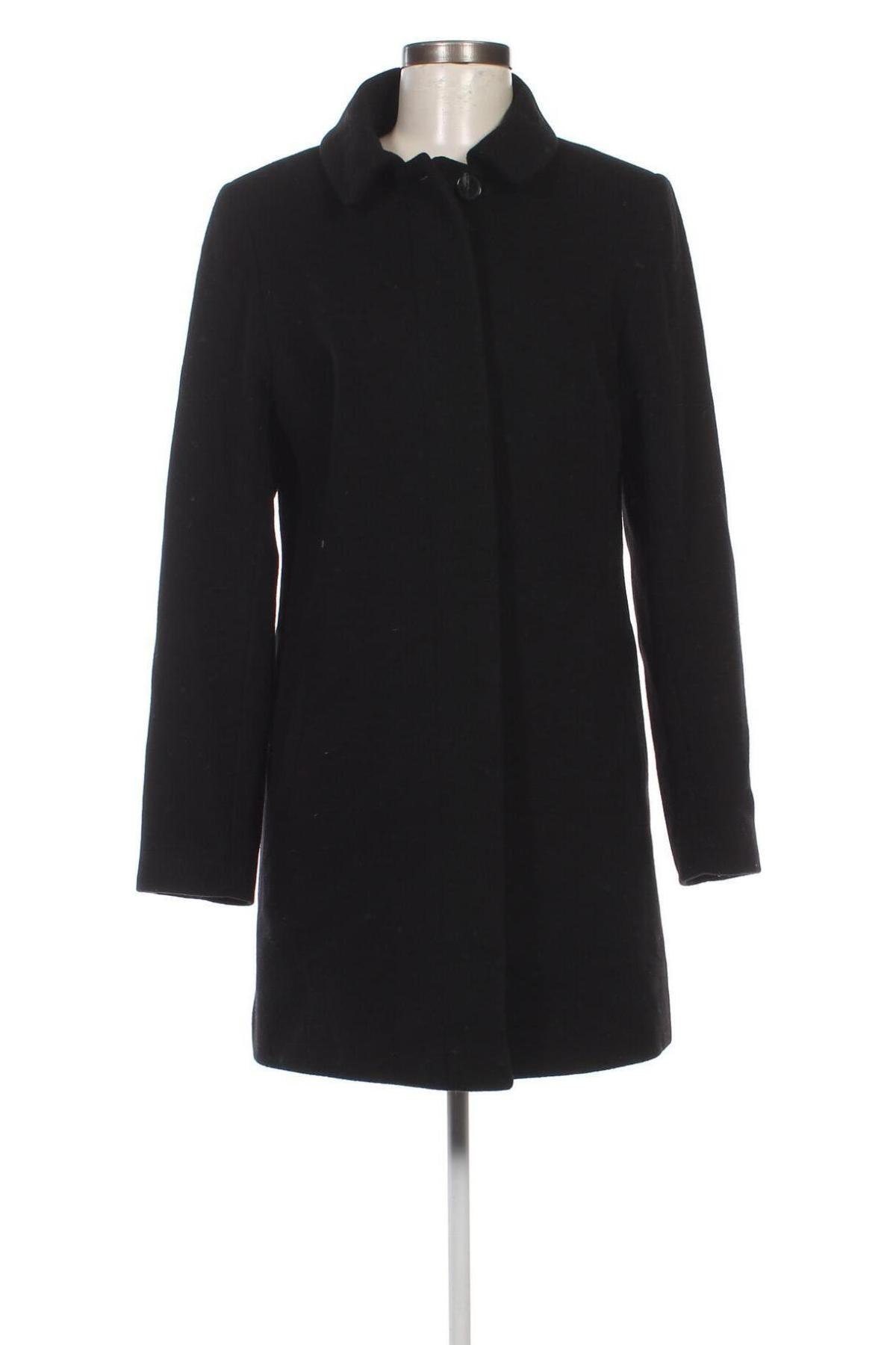 Дамско палто Suzanna, Размер L, Цвят Черен, Цена 66,34 лв.