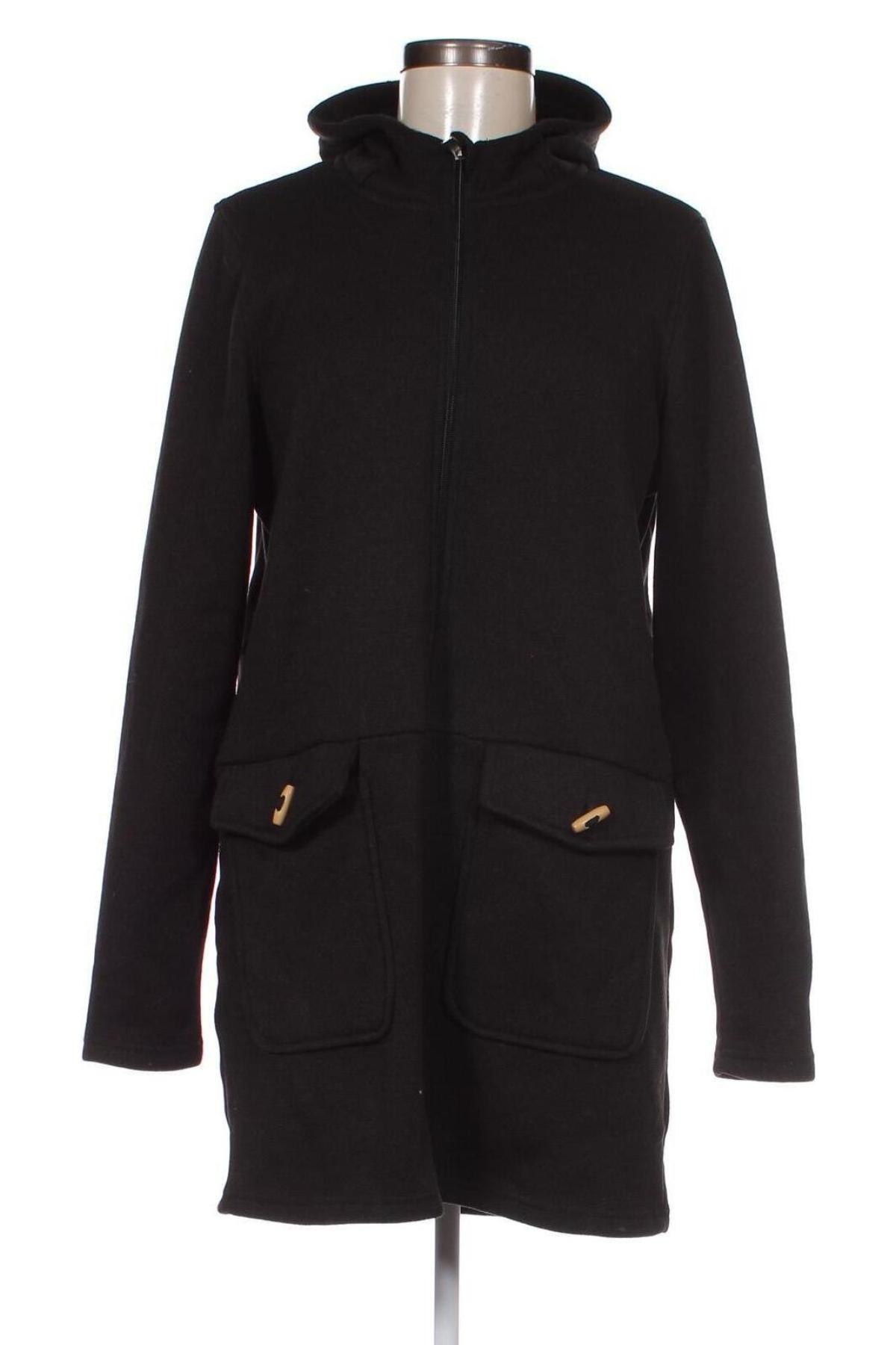 Дамско палто True Style, Размер L, Цвят Черен, Цена 25,60 лв.