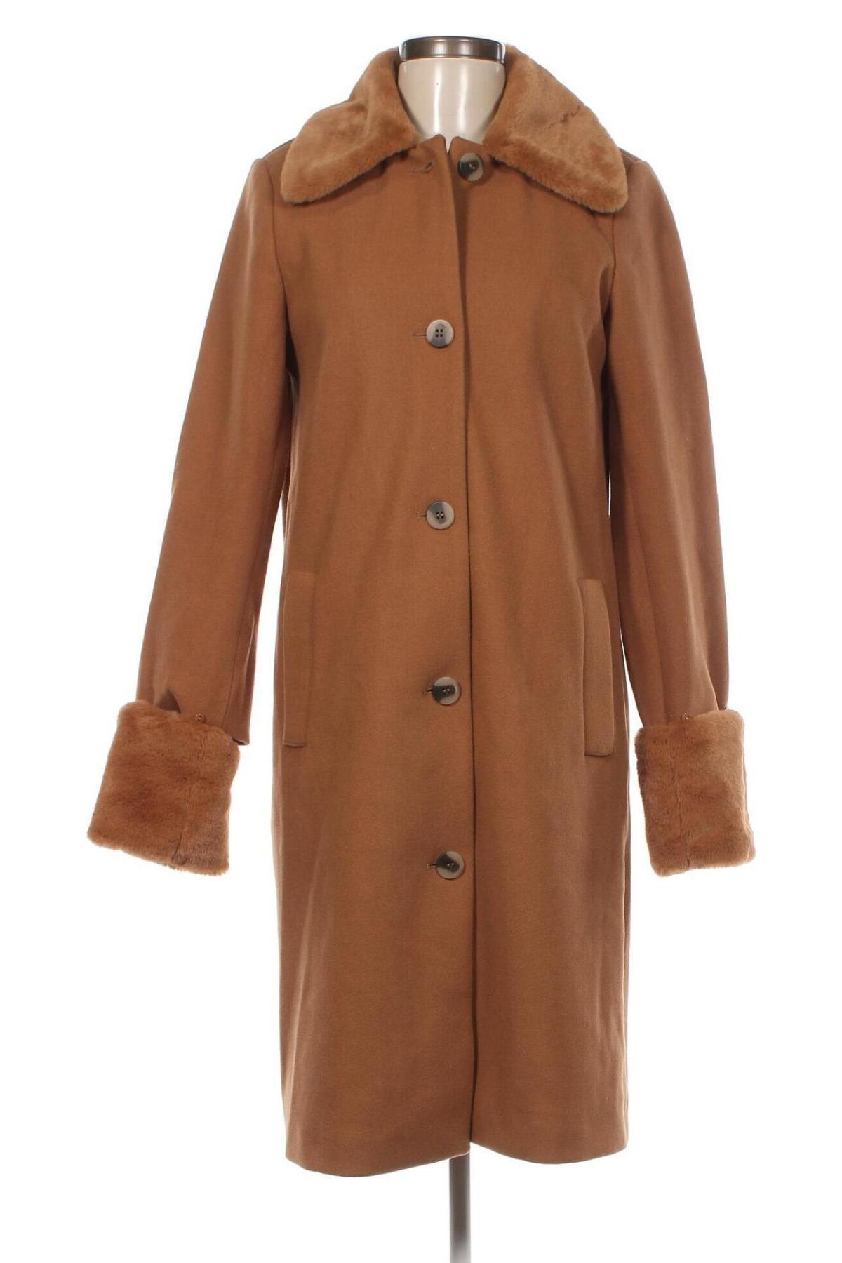 Γυναικείο παλτό VILA, Μέγεθος S, Χρώμα Καφέ, Τιμή 37,71 €