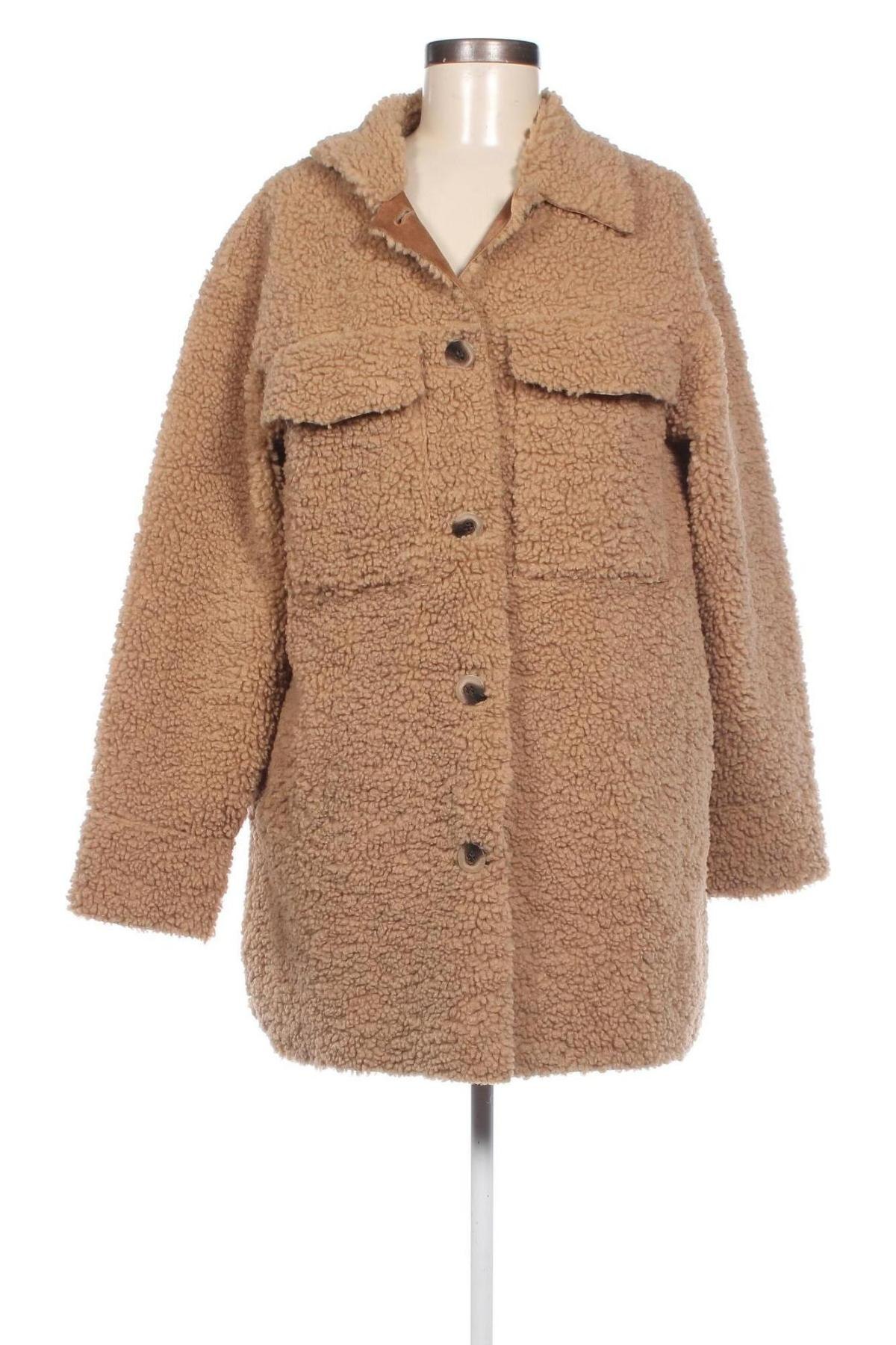 Дамско палто VILA, Размер M, Цвят Бежов, Цена 29,15 лв.