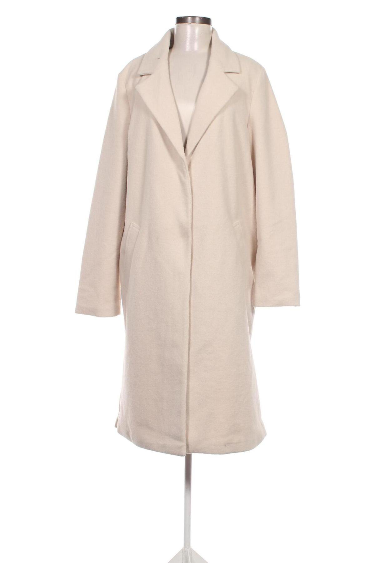 Γυναικείο παλτό Vero Moda, Μέγεθος L, Χρώμα  Μπέζ, Τιμή 36,43 €
