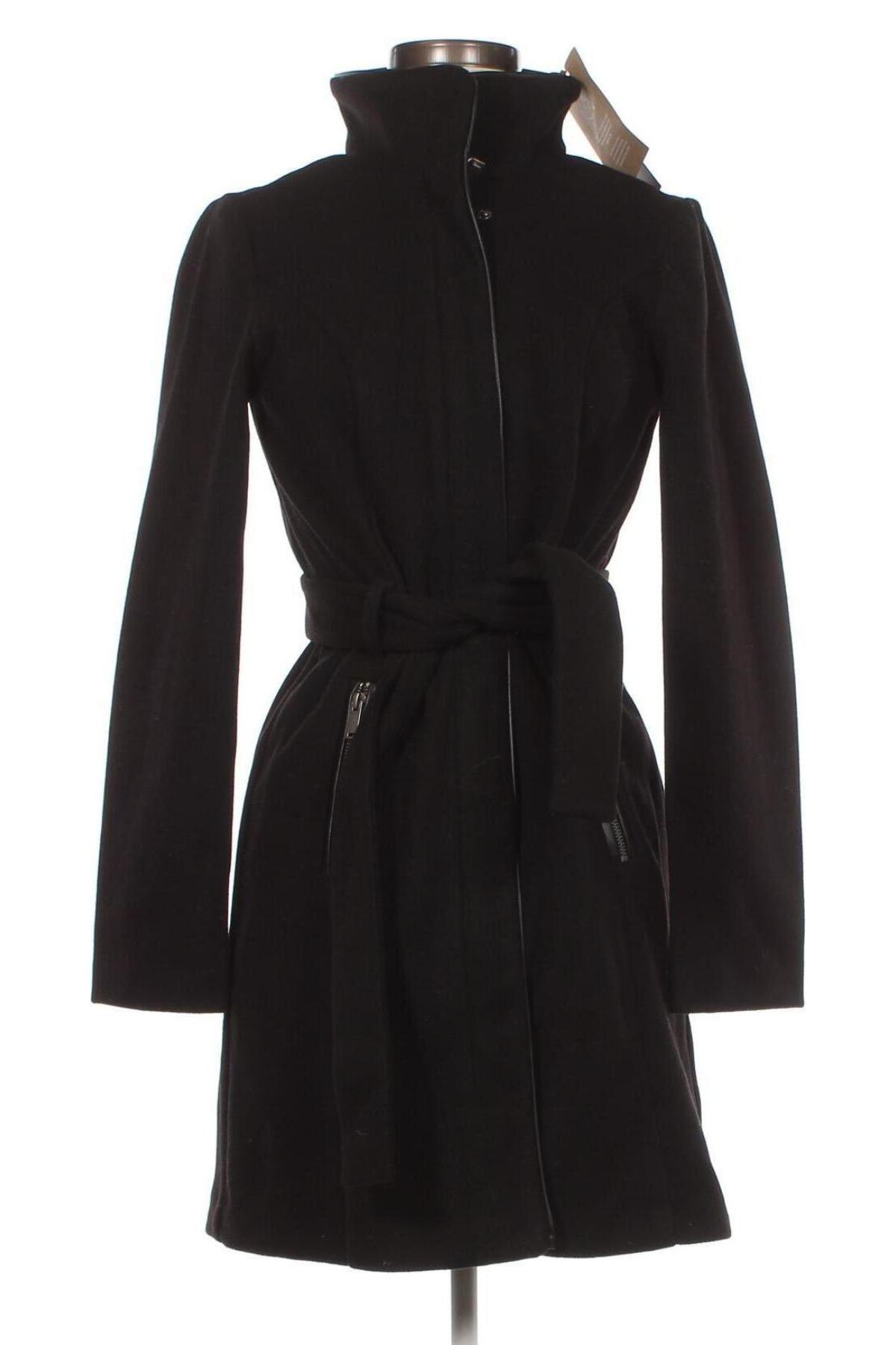 Дамско палто Vero Moda, Размер XS, Цвят Черен, Цена 43,40 лв.